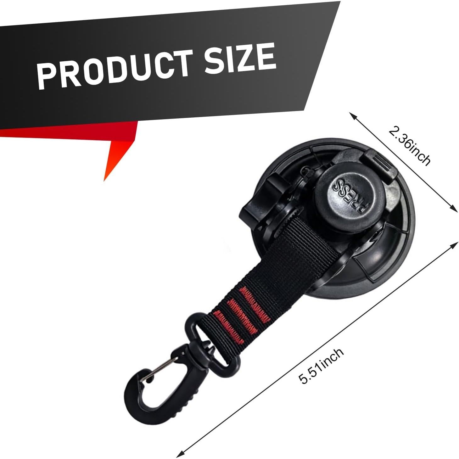 Ganchos de Ventosa Redondos Arwrilt 2 PCS Alta Resistencia 10 kg