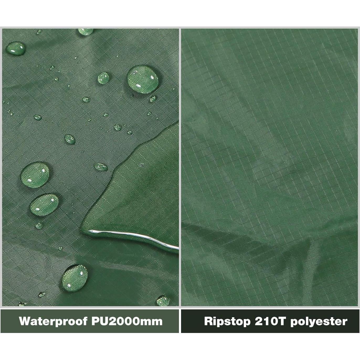 Lona de Lluvia Impermeable REDCAMP 3.05x3.05m Verde