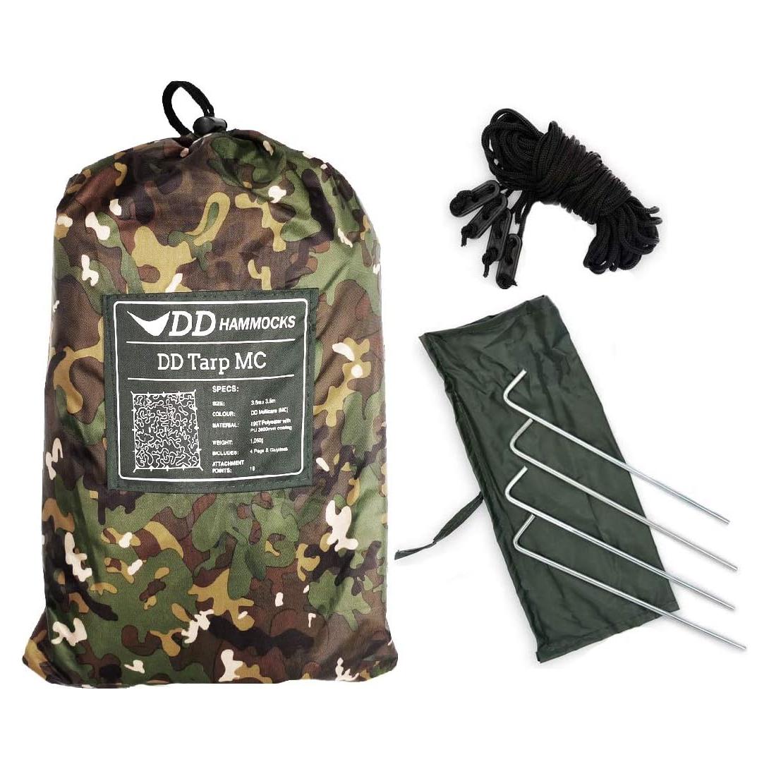 Tarp DD Hammocks 3.5m x 3.5m Impermeable Camuflaje Multicam