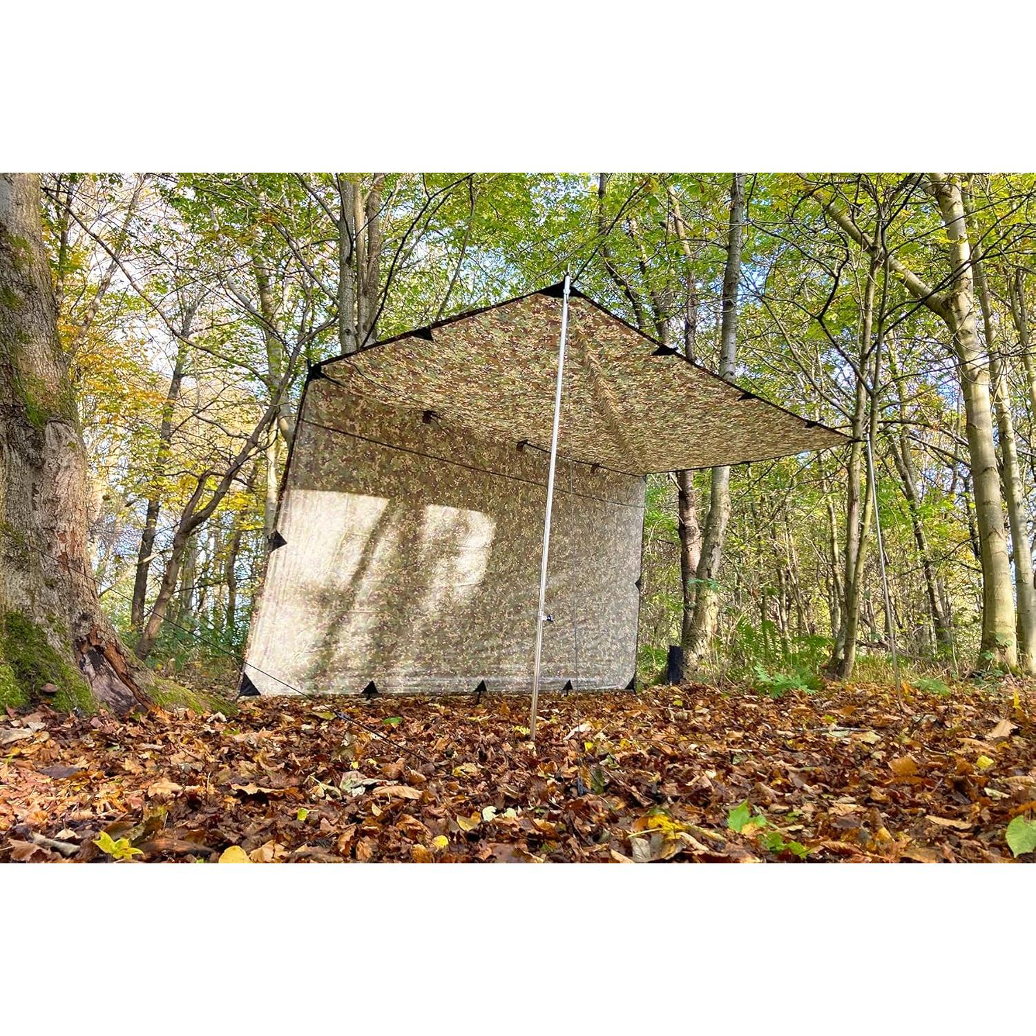 Tarp DD Hammocks 3.5m x 3.5m Impermeable Camuflaje Multicam