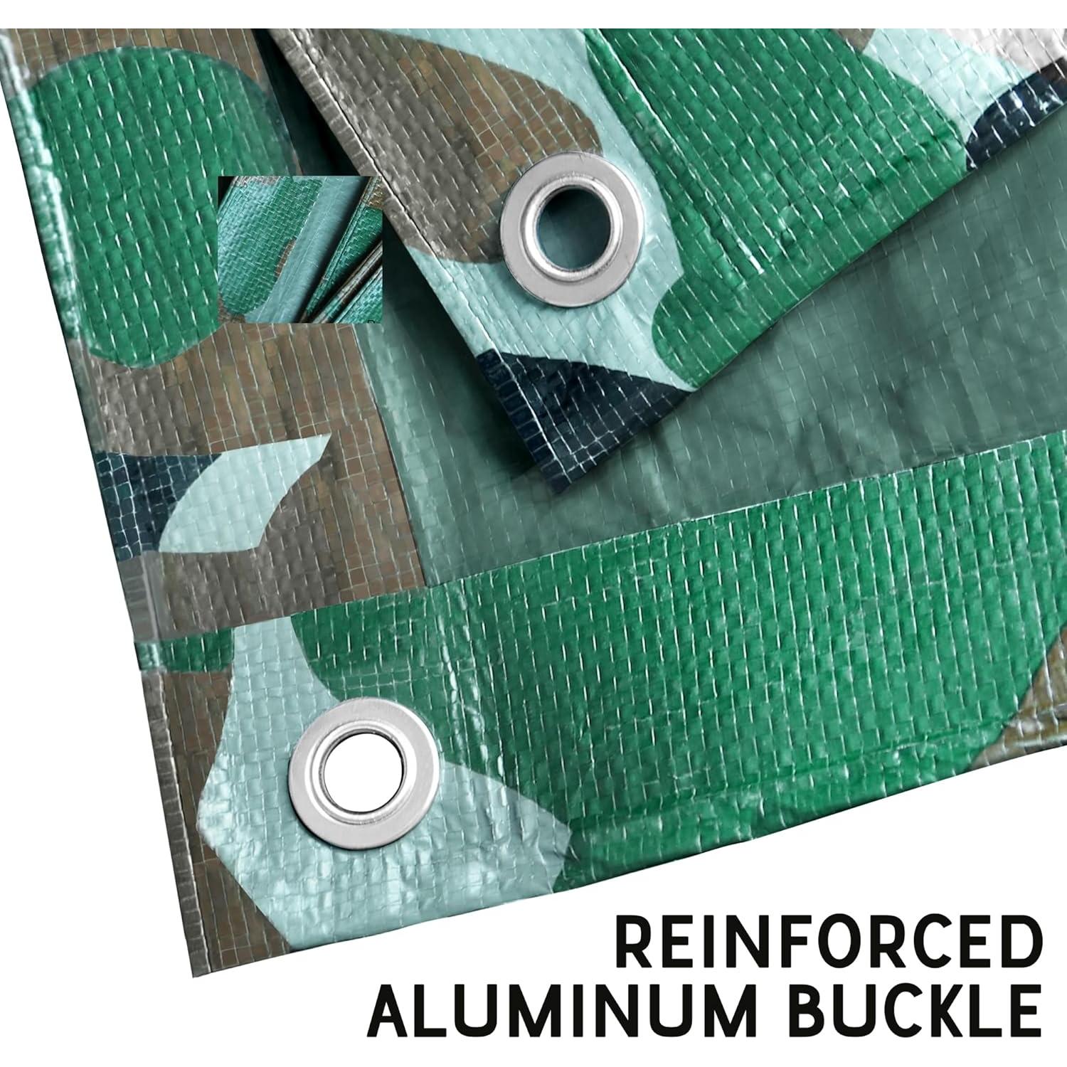 Lona Impermeable STARPYNG 7 Mil Camo 3x3.6 m Resistente UV