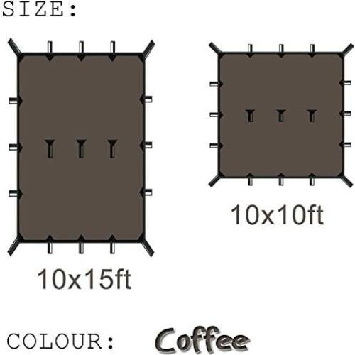 Lona Impermeable KALINCO 3x3m para Camping y Senderismo