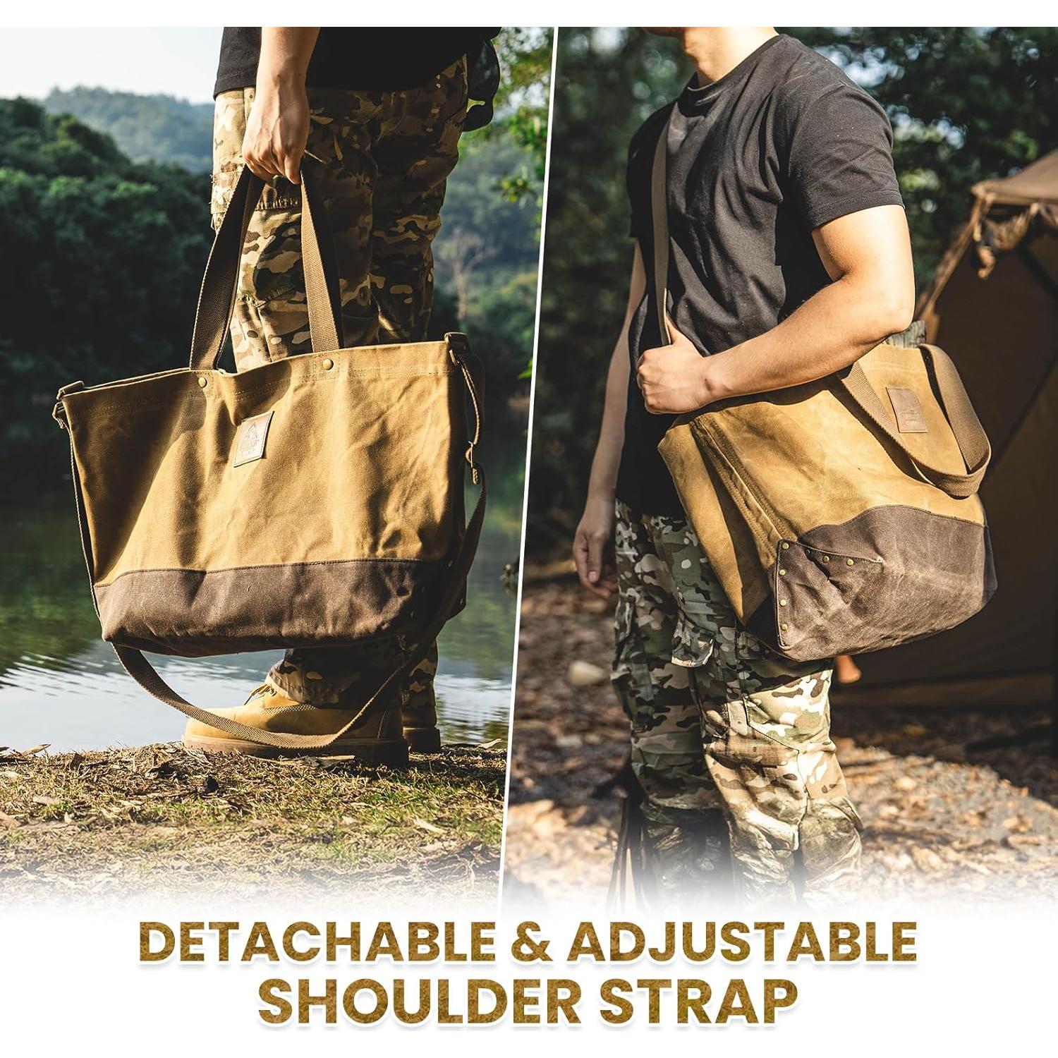 Bolsa de Almacenamiento OneTigris 36L y Postes de Tienda Ajustables