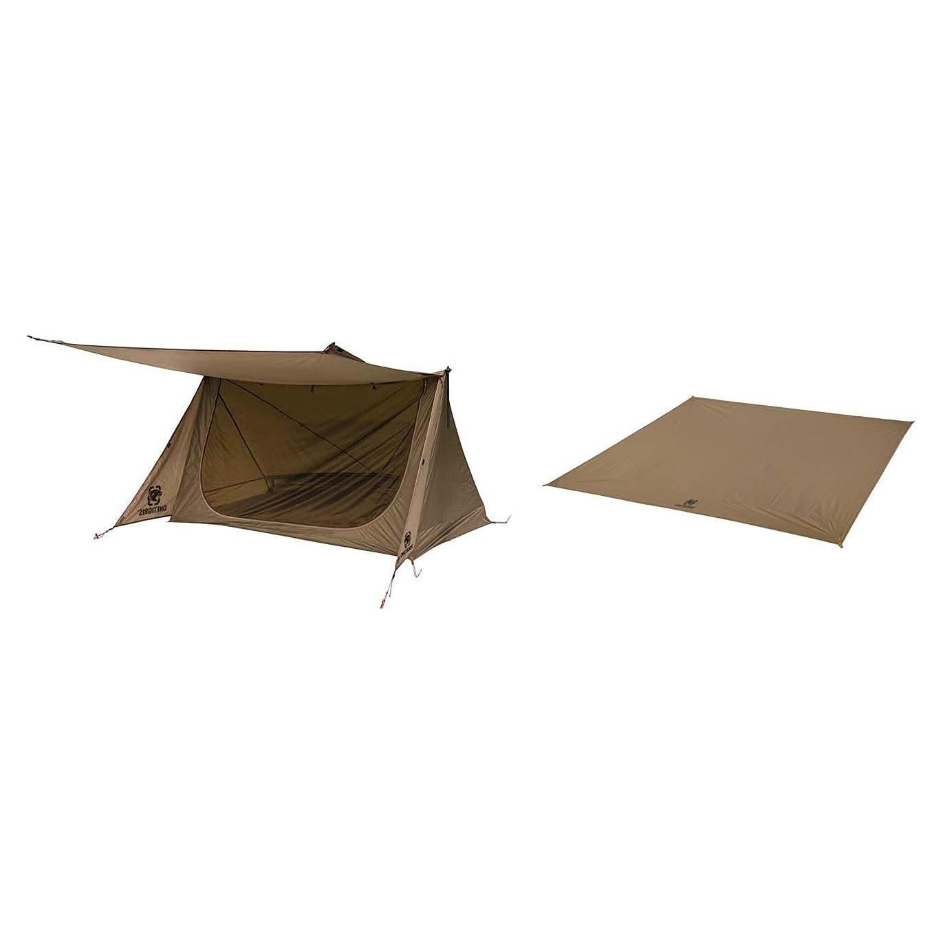Tienda de Camping OneTigris Backwoods Bungalow 2.0 + Huella