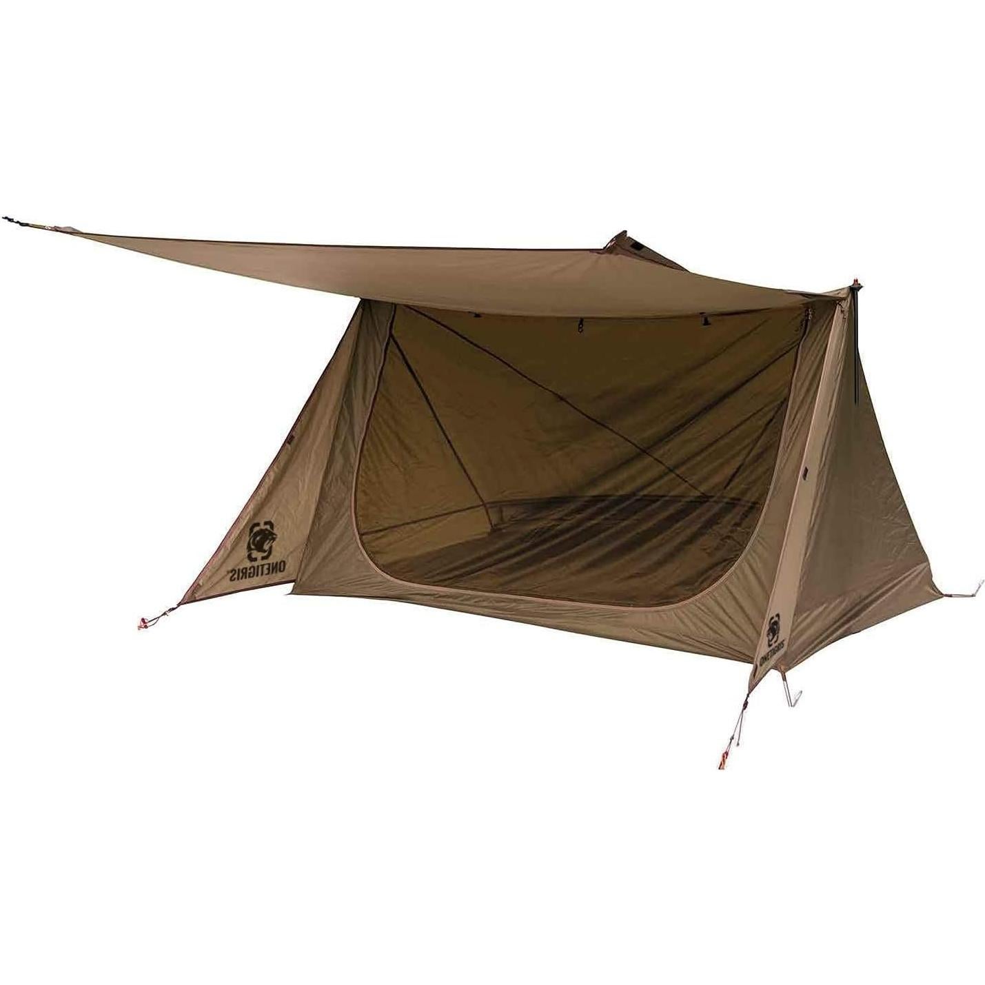 Tienda de Camping OneTigris Backwoods Bungalow 2.0 + Huella