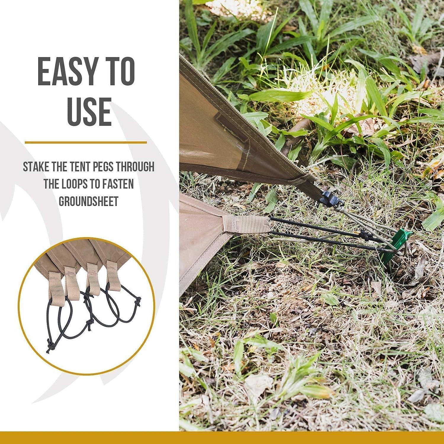 Tienda de Camping OneTigris Backwoods Bungalow 2.0 + Huella