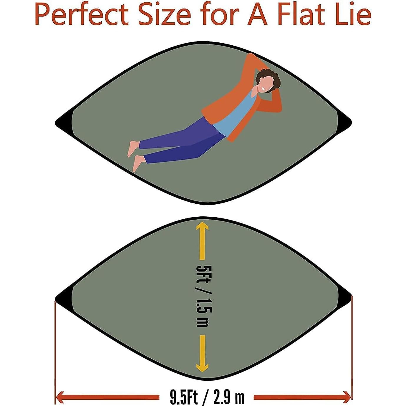 Hamaca de Camping Sunyear con Toldo Impermeable y Red No See-Um