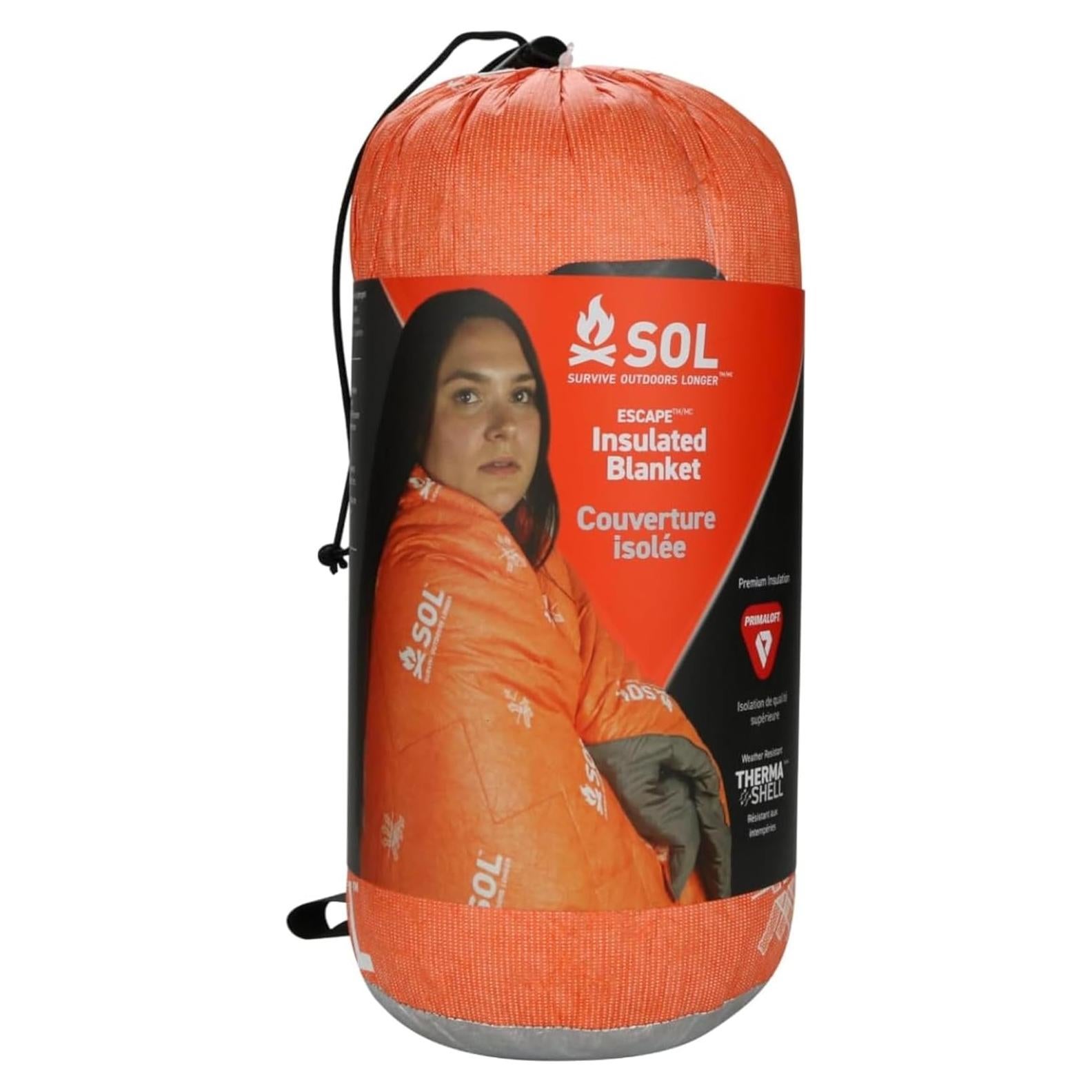 Manta Aislada S.O.L. Escape Primaloft 0.45 kg Resistente Agua