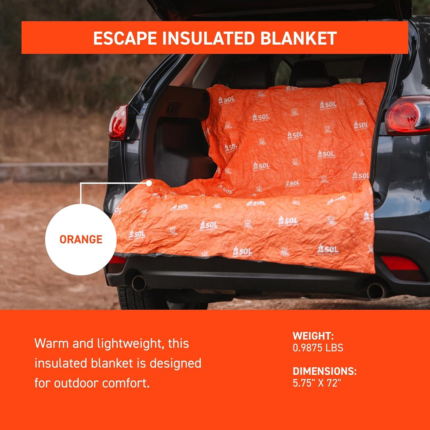 Manta Aislada S.O.L. Escape Primaloft 0.45 kg Resistente Agua