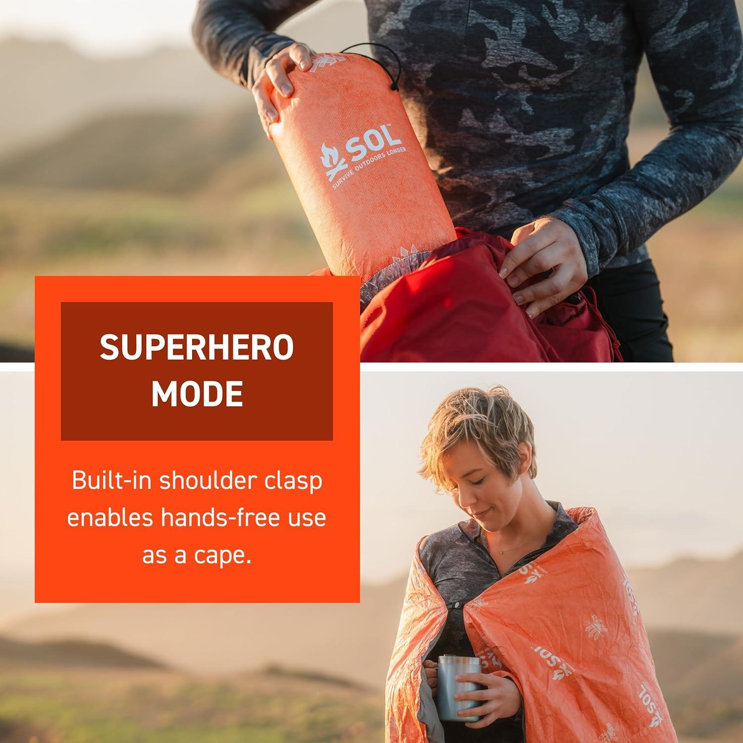 Manta Aislada S.O.L. Escape Primaloft 0.45 kg Resistente Agua