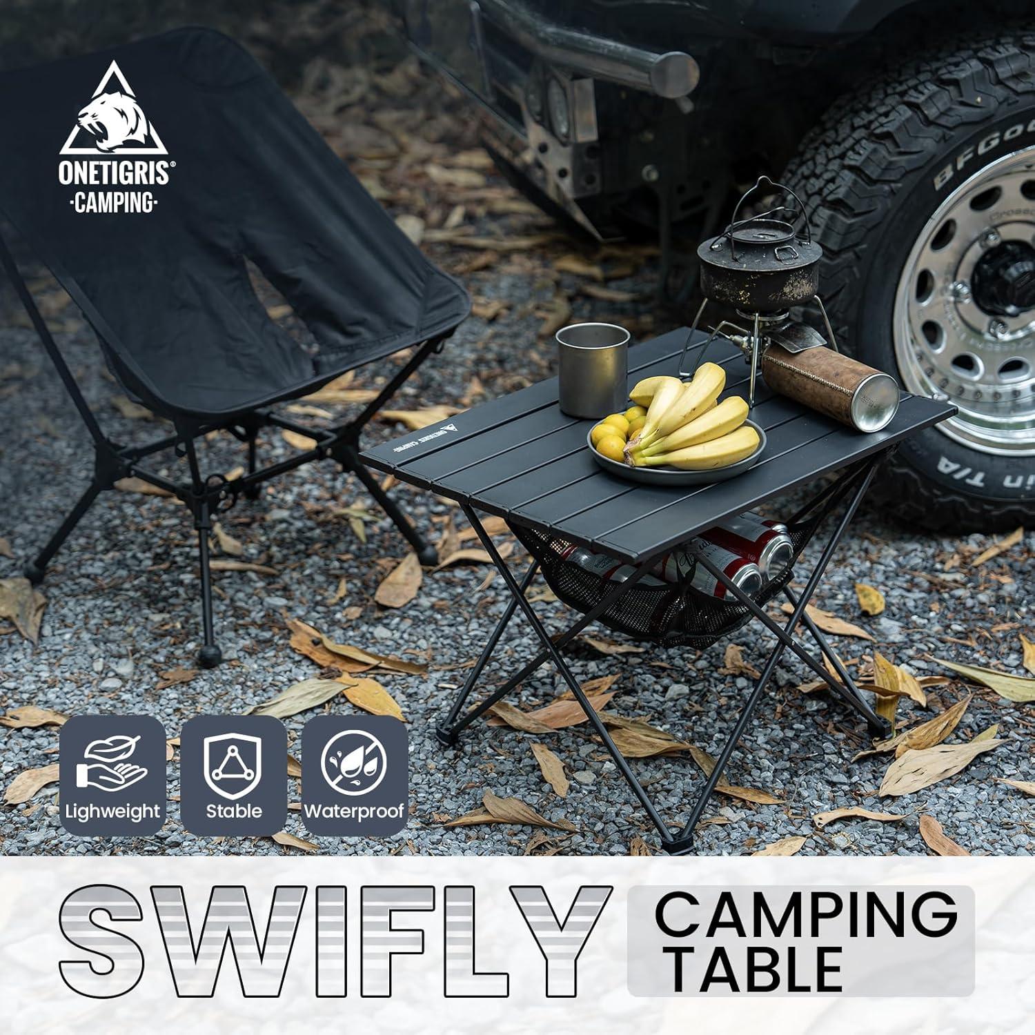 Hamaca Caliente Tienda OneTigris + Mesa de Camping Plegable