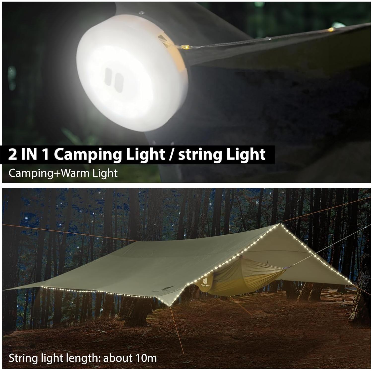 Tarp Impermeable Geertop 5.18 x 3.05m con Luces LED