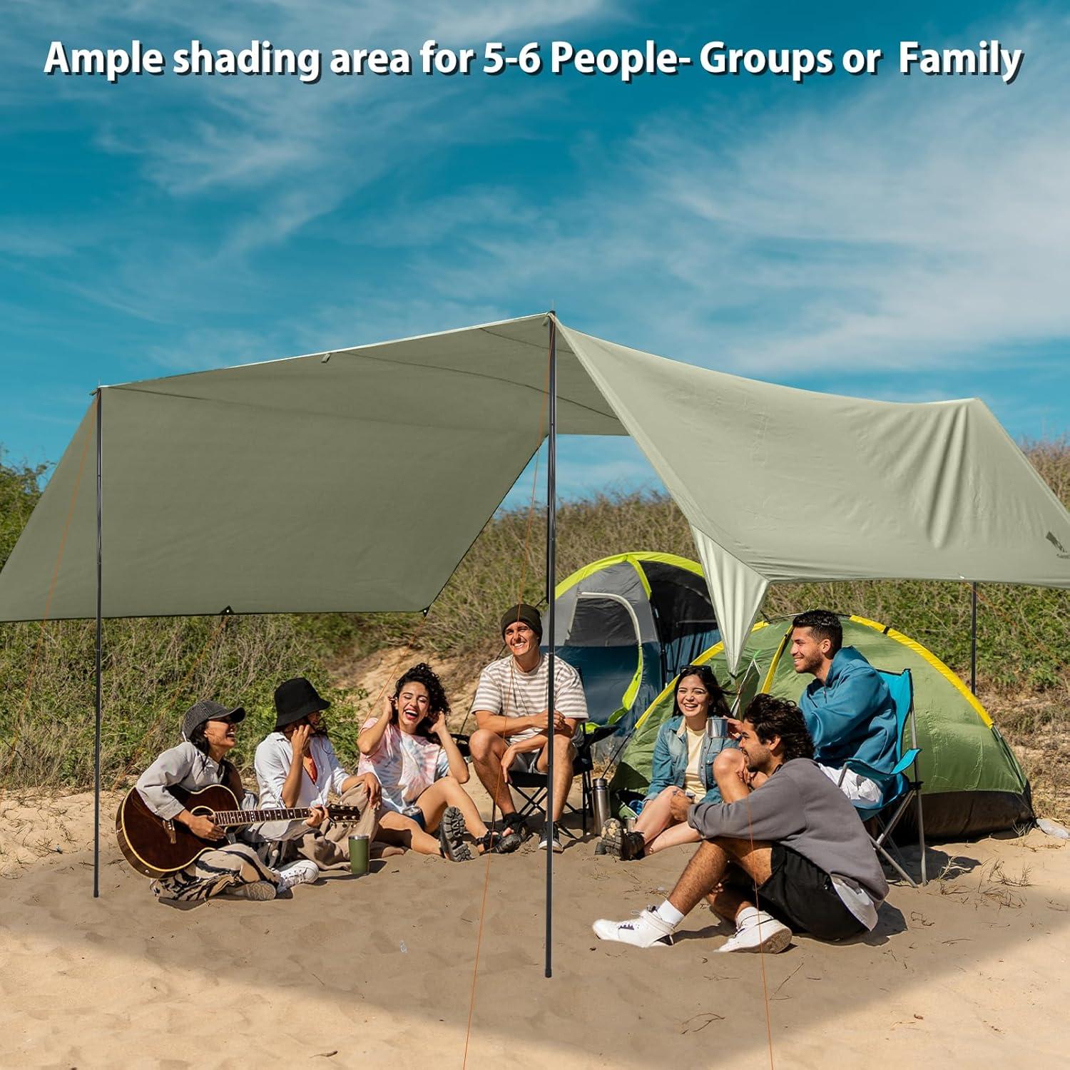 Tarp Impermeable Geertop 5.18 x 3.05m con Luces LED