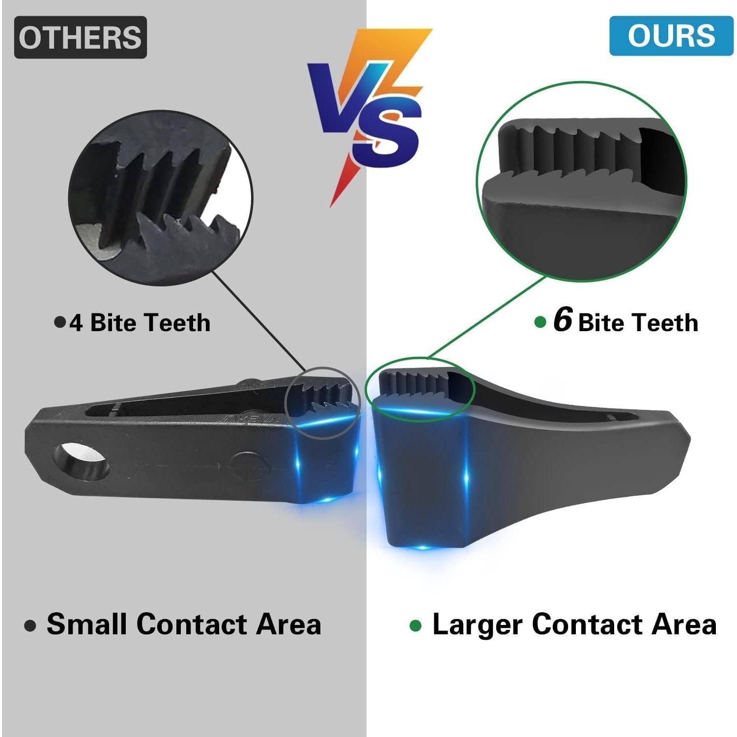 Clips Grandes para Lonas HLOGREE 40 Pcs Alta Resistencia