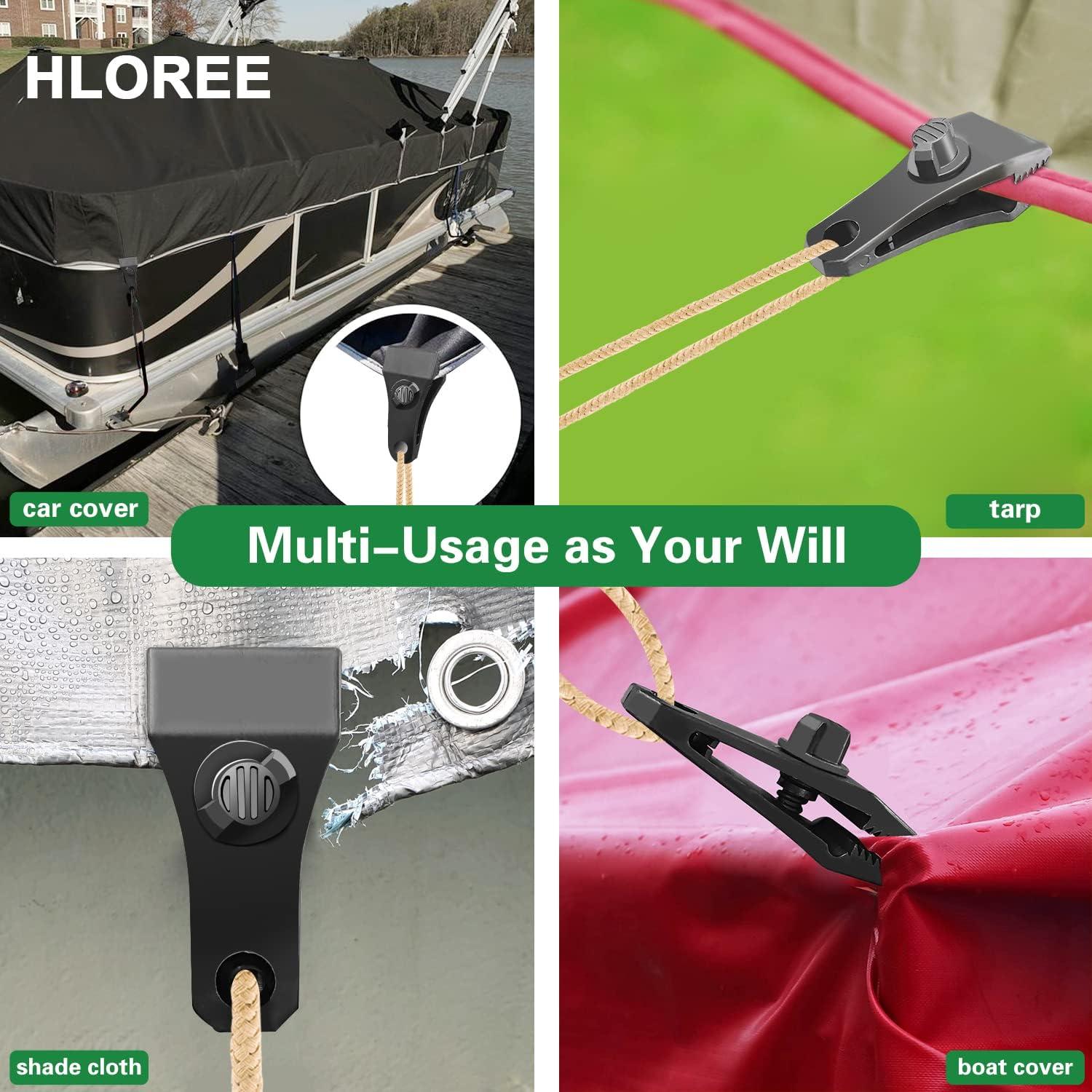 Clips Grandes para Lonas HLOGREE 40 Pcs Alta Resistencia