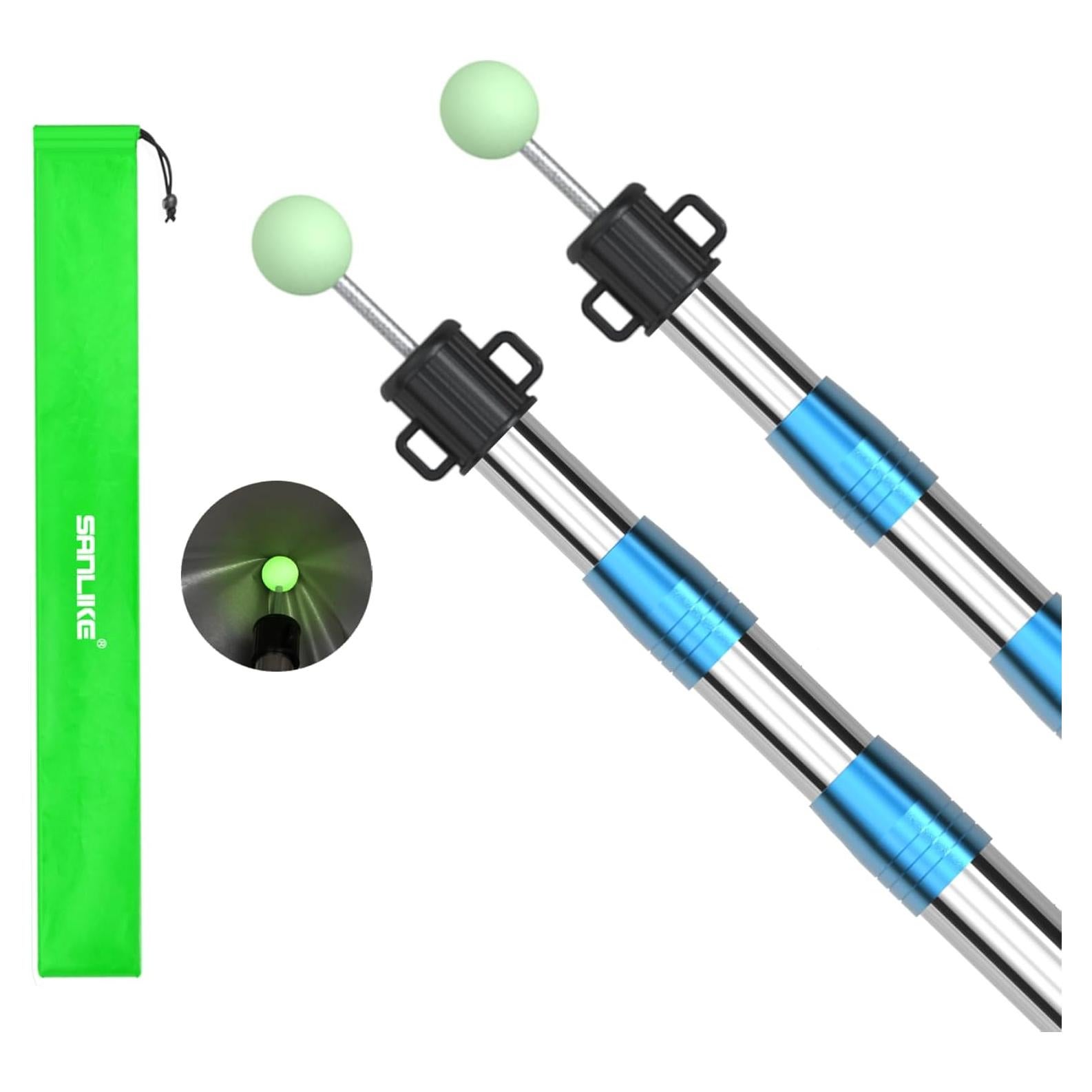 Poste Telescópico SANLIKE para Lona 84-220 cm Acero Inoxidable
