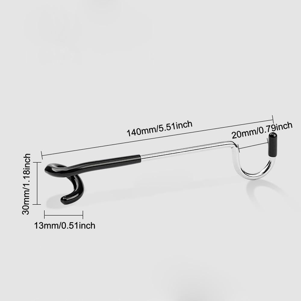 4 Ganchos Soporte de Lámpara Camping SquEqu Acero Inoxidable