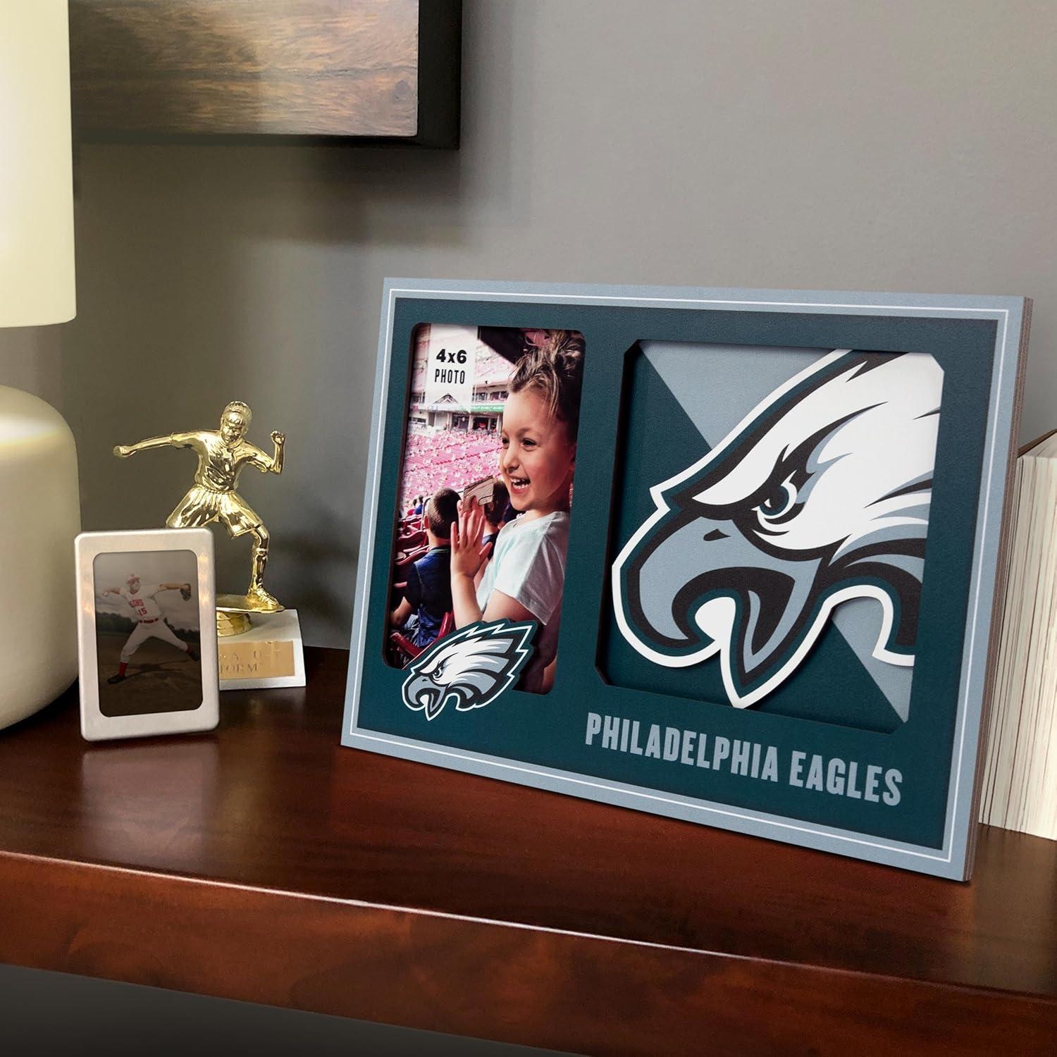 Marco de Foto 3D Philadelphia Eagles YouTheFan 30.48x20.32 cm