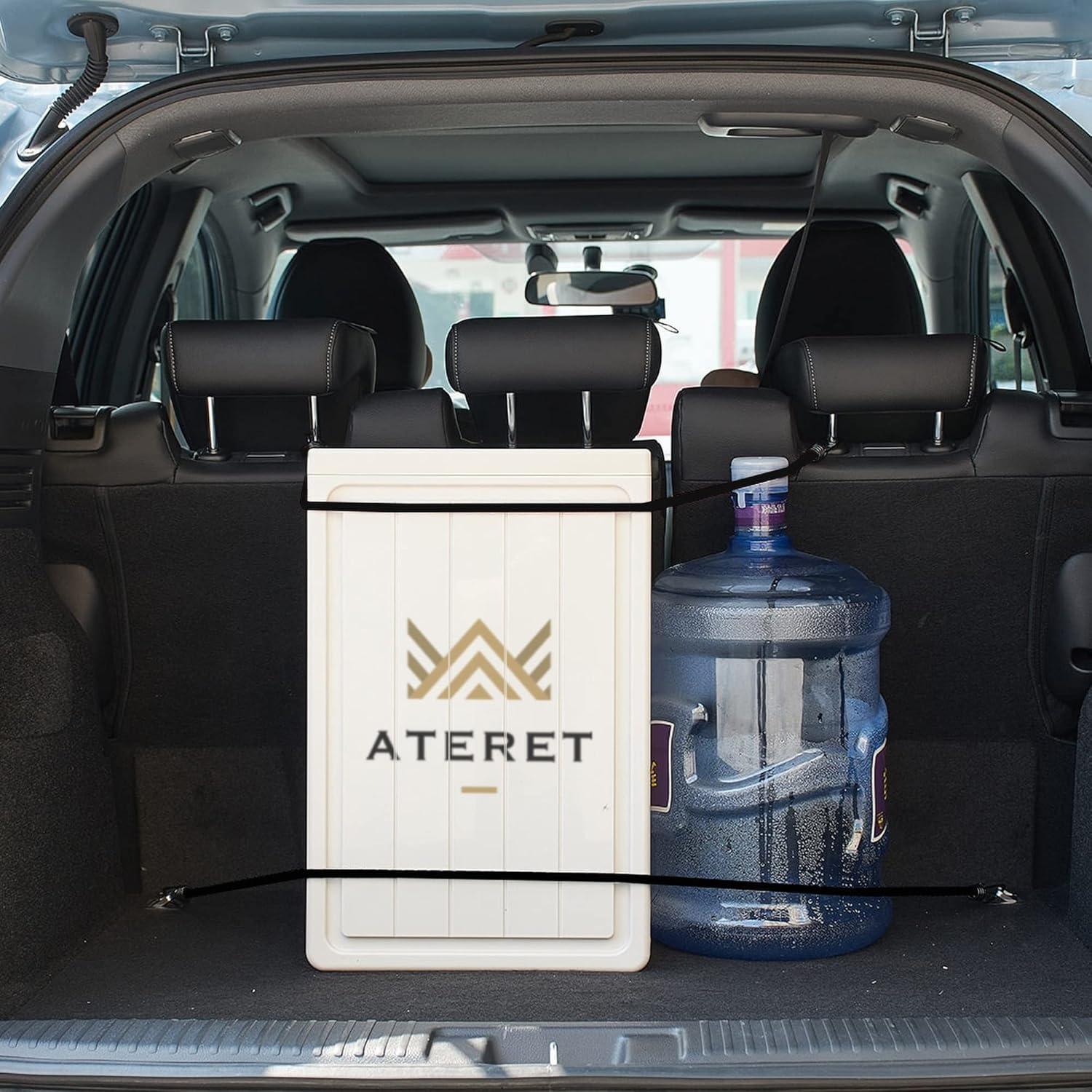 Cuerdas Bungee de Goma ATERET 78.74 cm con Ganchos - Paquete de 10