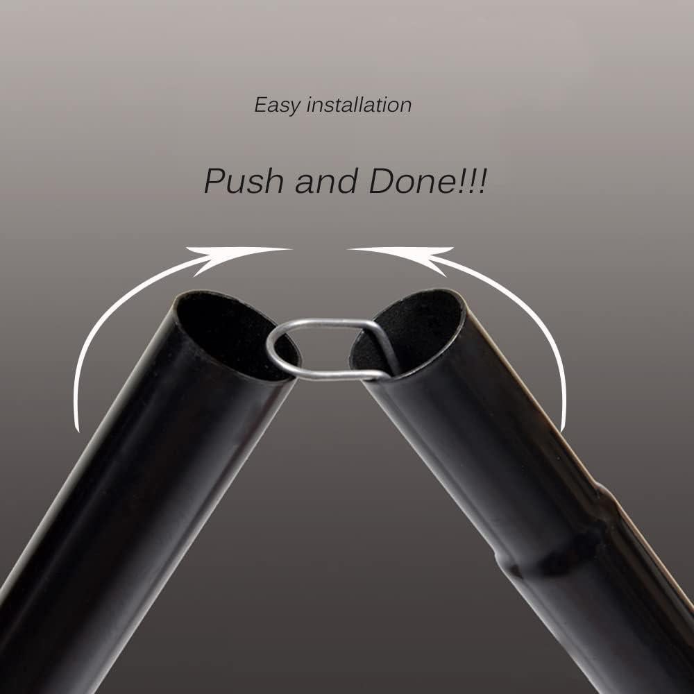 Postes de Carpa Ajustables Willhom - 2 Juegos de 190.5 cm