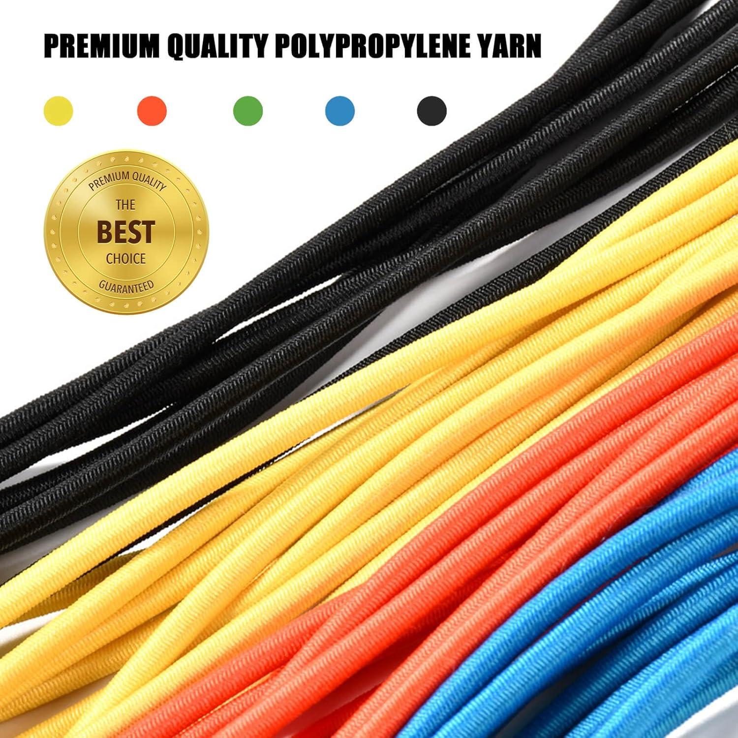 Cuerdas Bungee Pequeñas OPPKEPT 25cm Ajustables Paquete de 12