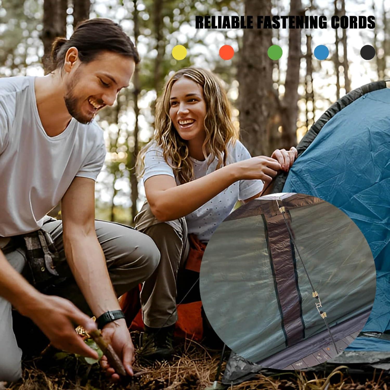 Cuerdas Bungee Pequeñas OPPKEPT 25cm Ajustables Paquete de 12