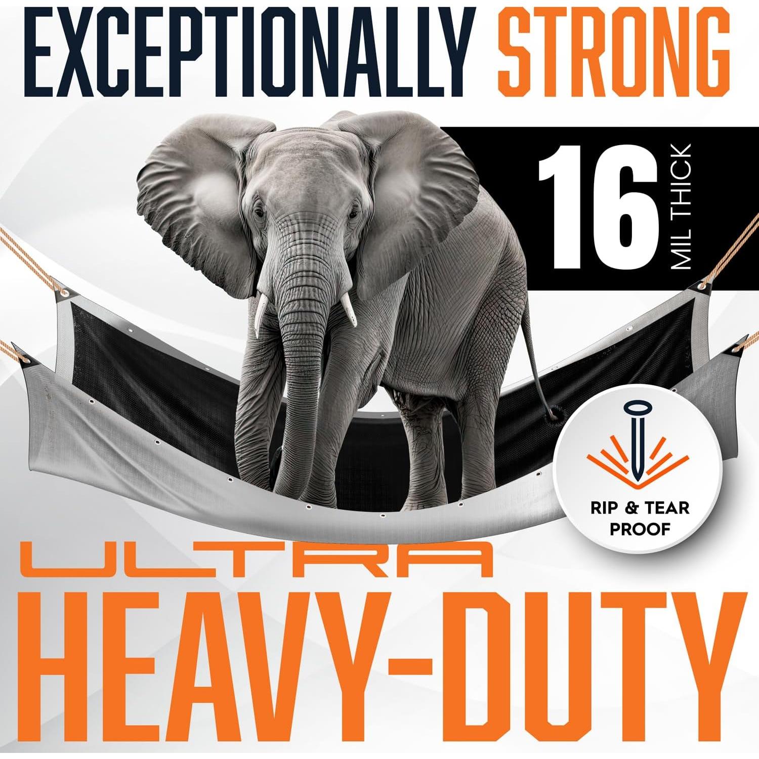 Lona Plástica Impermeable KING-A-MA-JIGS 3.05x3.05m 16 Mil