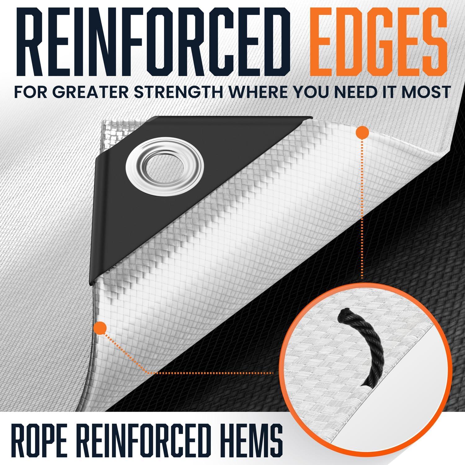 Lona Plástica Impermeable KING-A-MA-JIGS 3.05x3.05m 16 Mil