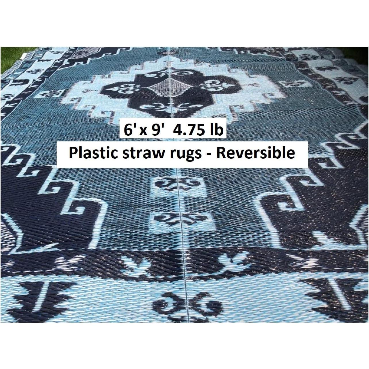 Alfombra Exterior BalajeesUSA 1.83x2.74m Reversible Impermeable
