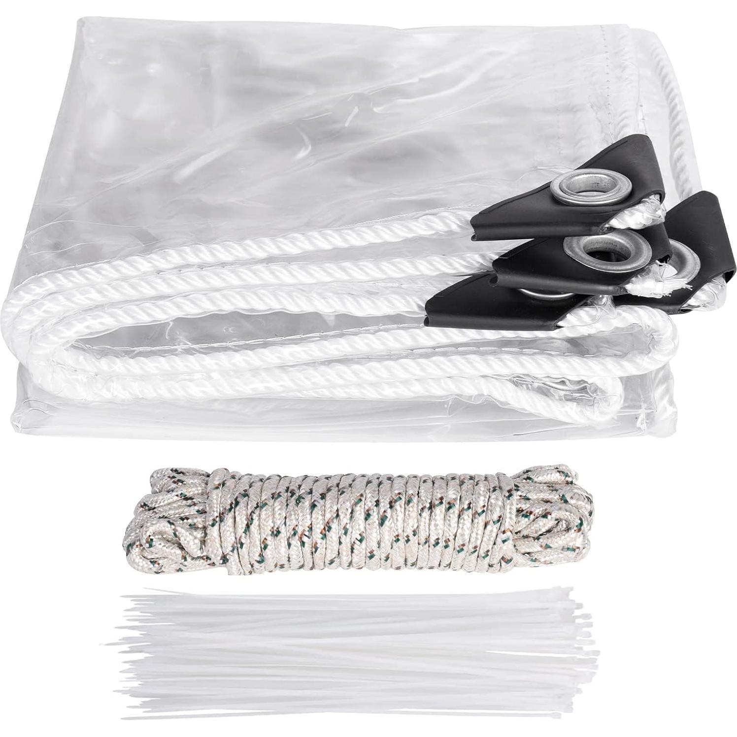 Lona Transparente Resistente al Agua JIAN YA NA 1x5m PVC