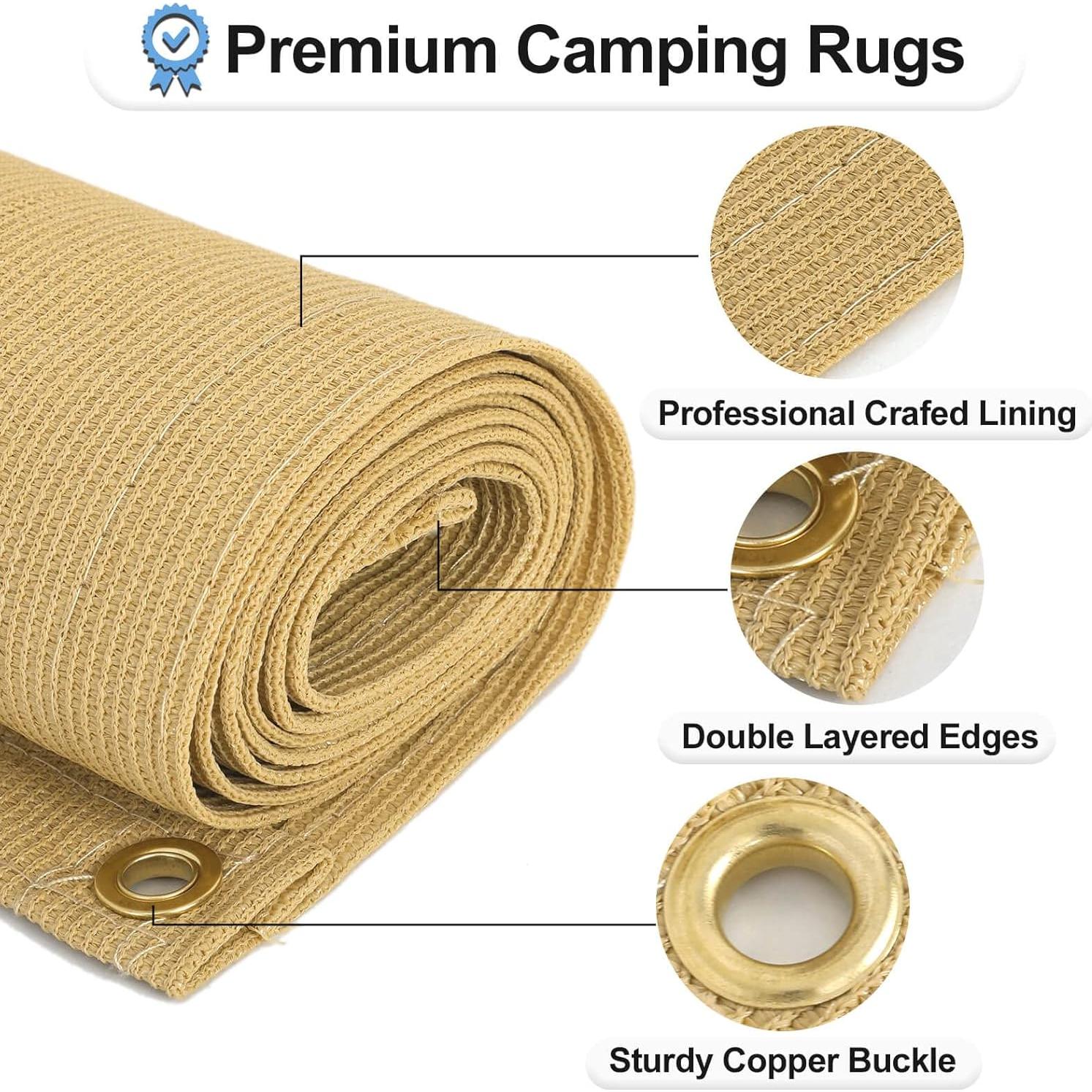 Alfombra Exterior OutdoorLines 1.22 x 1.83 m Arena Resistente UV