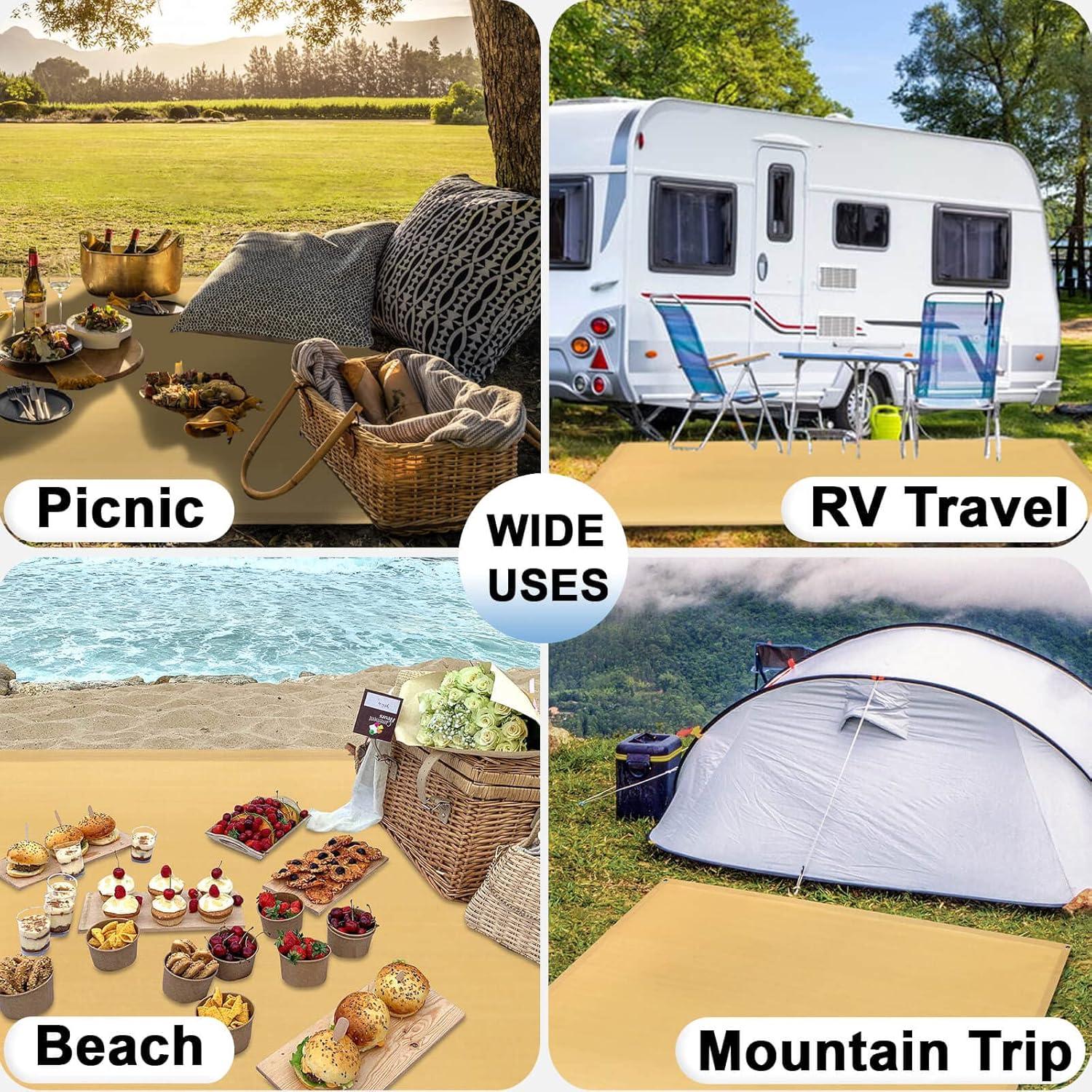 Alfombra Exterior OutdoorLines 1.22 x 1.83 m Arena Resistente UV