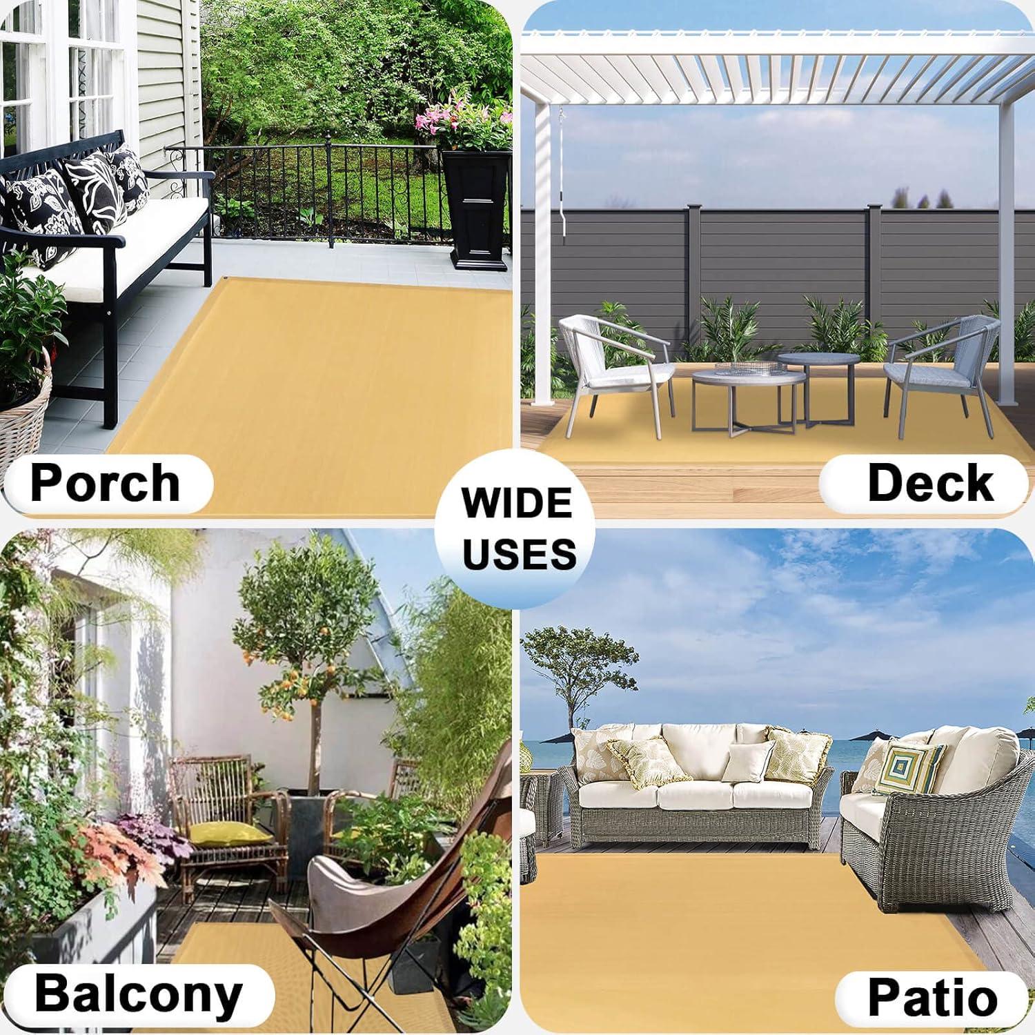 Alfombra Exterior OutdoorLines 1.22 x 1.83 m Arena Resistente UV