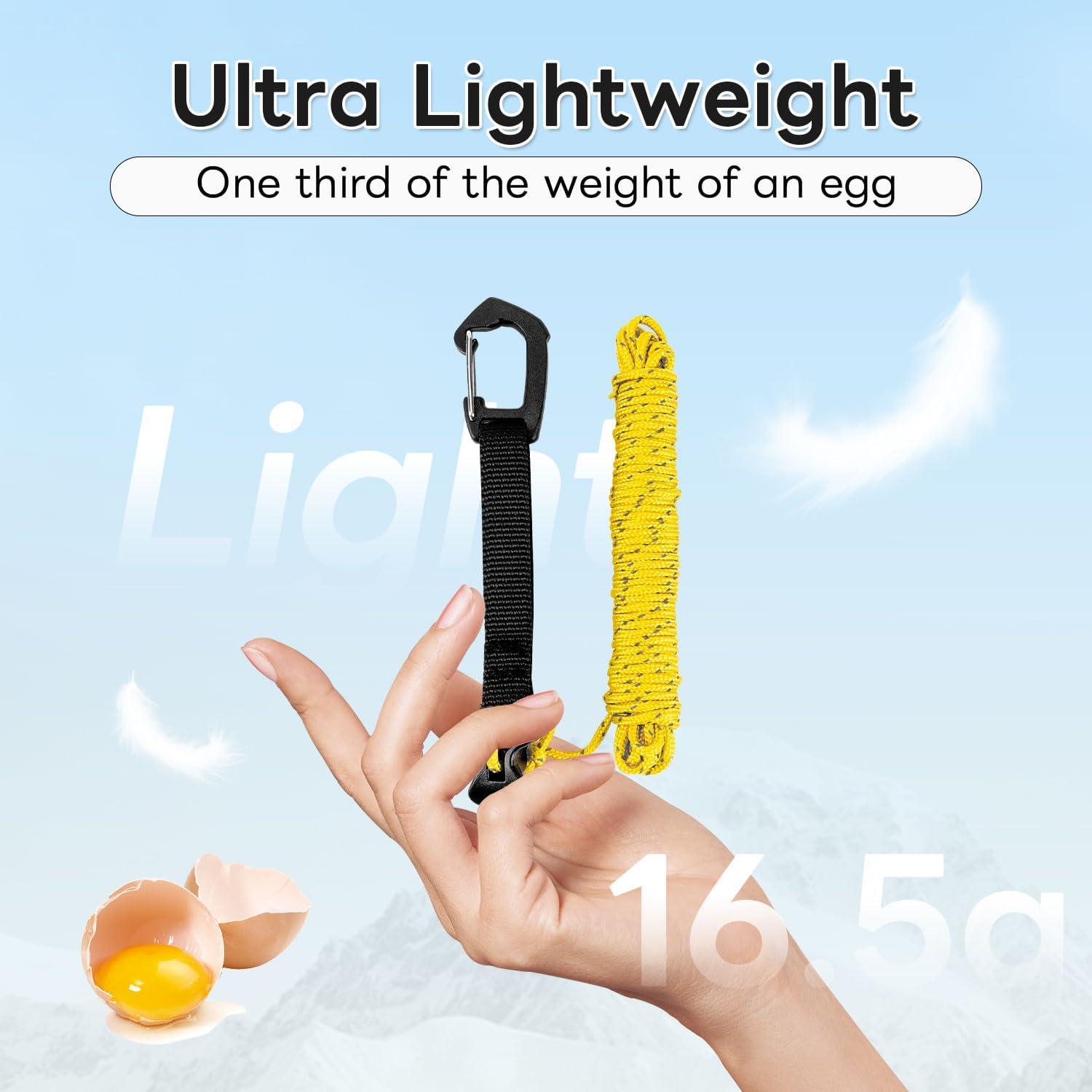 Cuerdas de Tensión Ultraligeras HIKEMAN 4M Nylon Amarillo