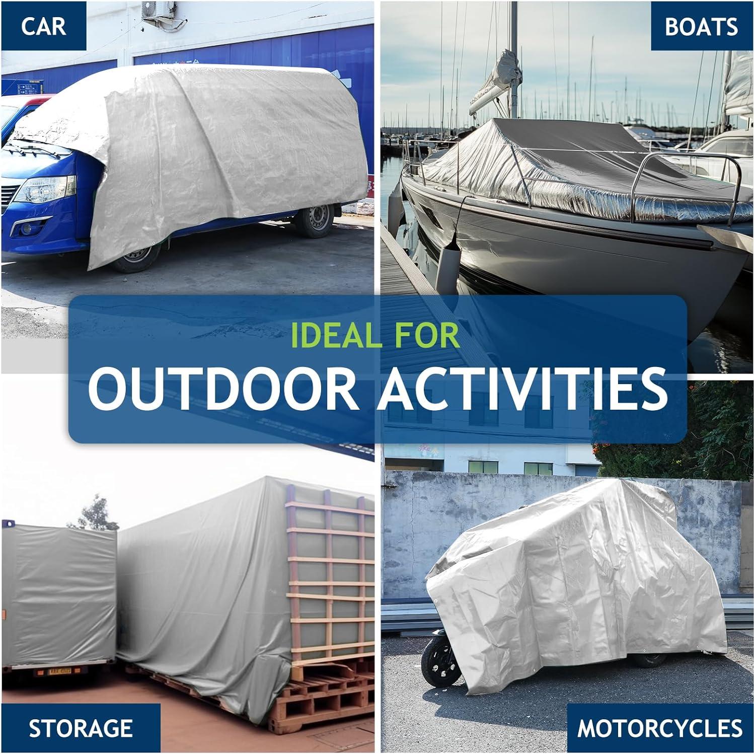 Lona Impermeable SUNLITAP 16 Mil 3.05x3.66 Metros Reforzada