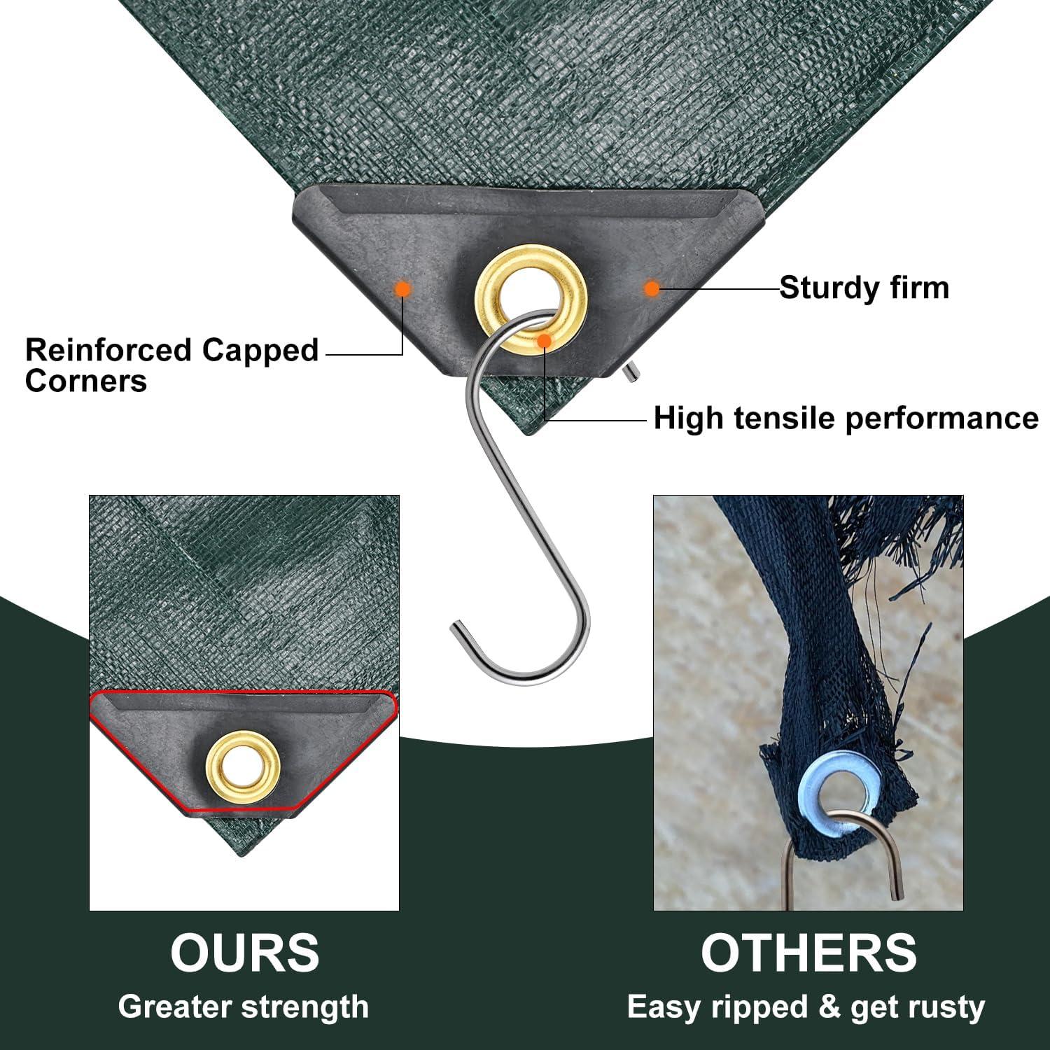 Lona Impermeable Patiobay 14 Mil 3.05x6.1 Metros Verde