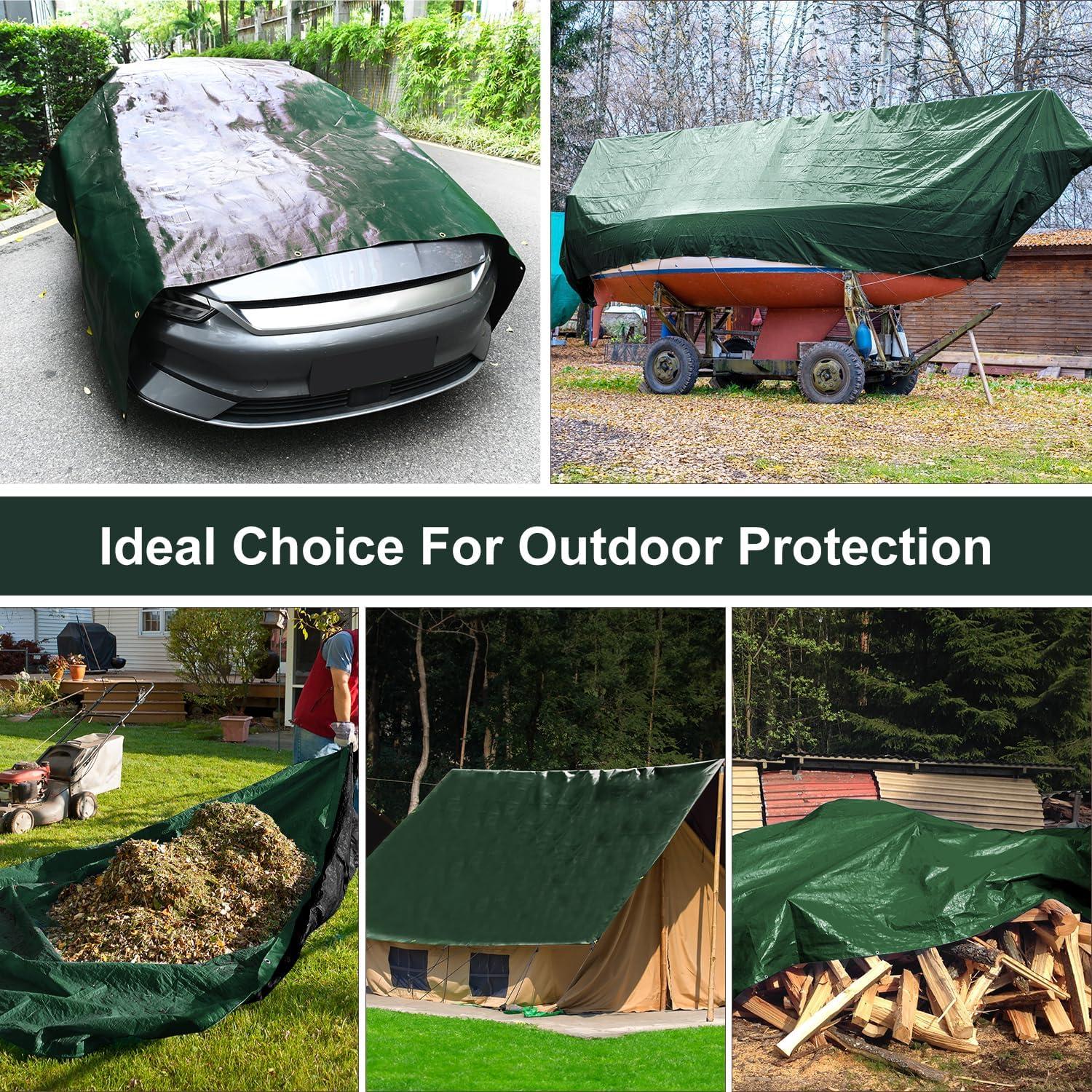 Lona Impermeable Patiobay 14 Mil 3.05x6.1 Metros Verde