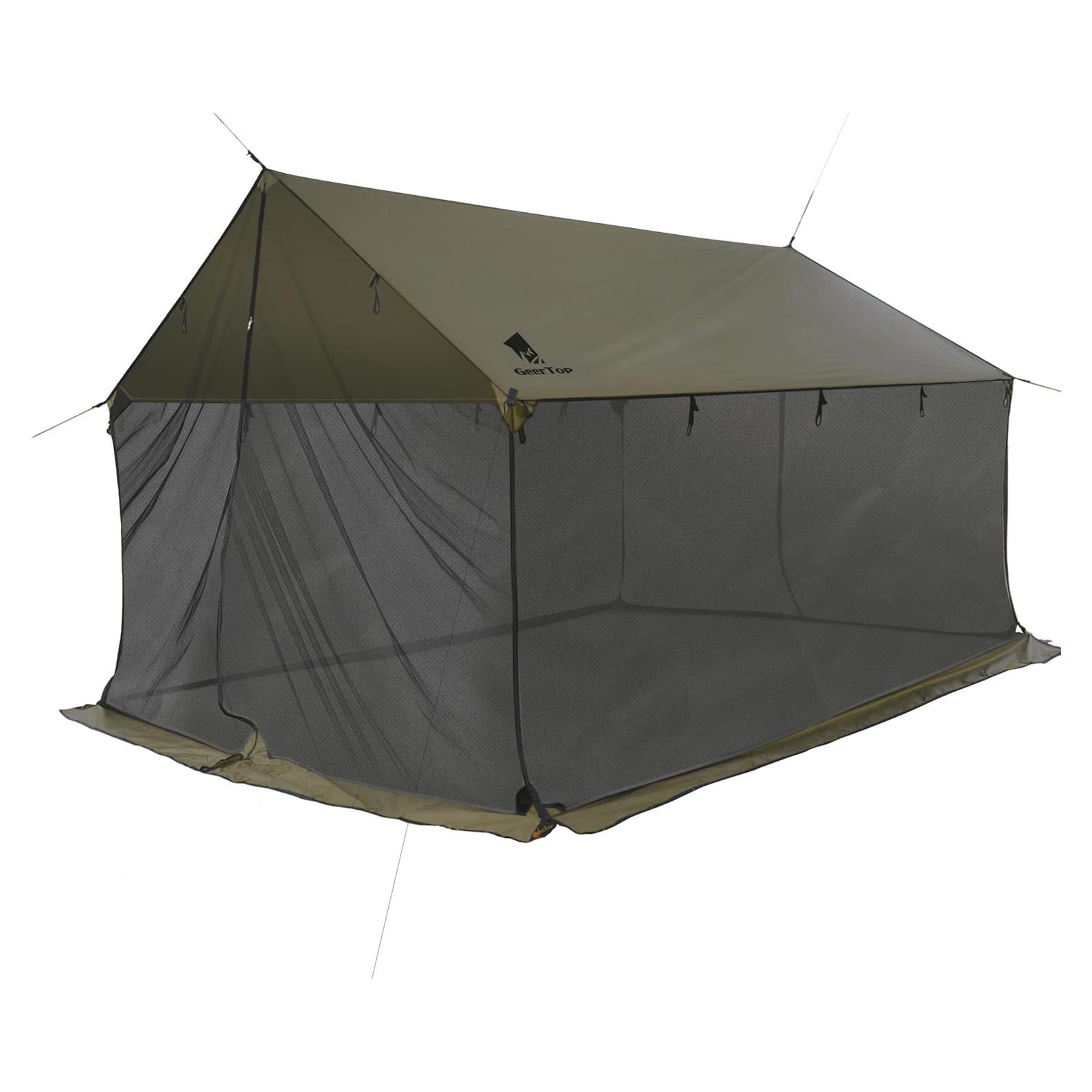 Toldo Impermeable GEERTOP con Red Antimosquitos 335x249cm