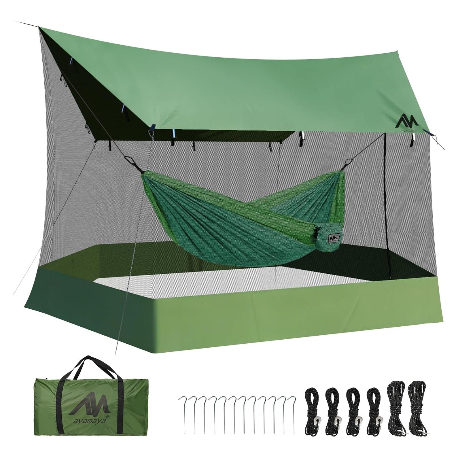 Lona de Camping Ayamaya 5.49x3.35m con Red Antimosquitos