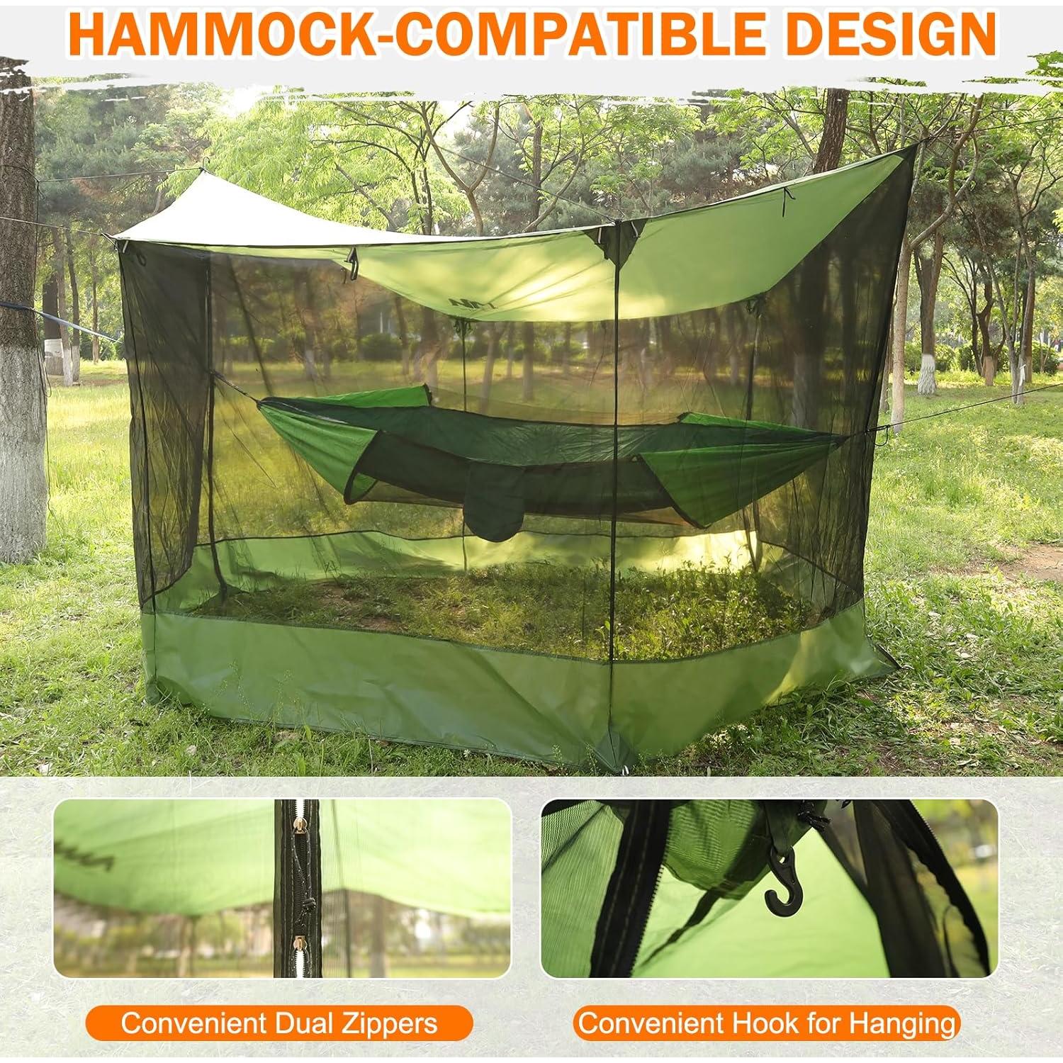 Lona de Camping Ayamaya 5.49x3.35m con Red Antimosquitos