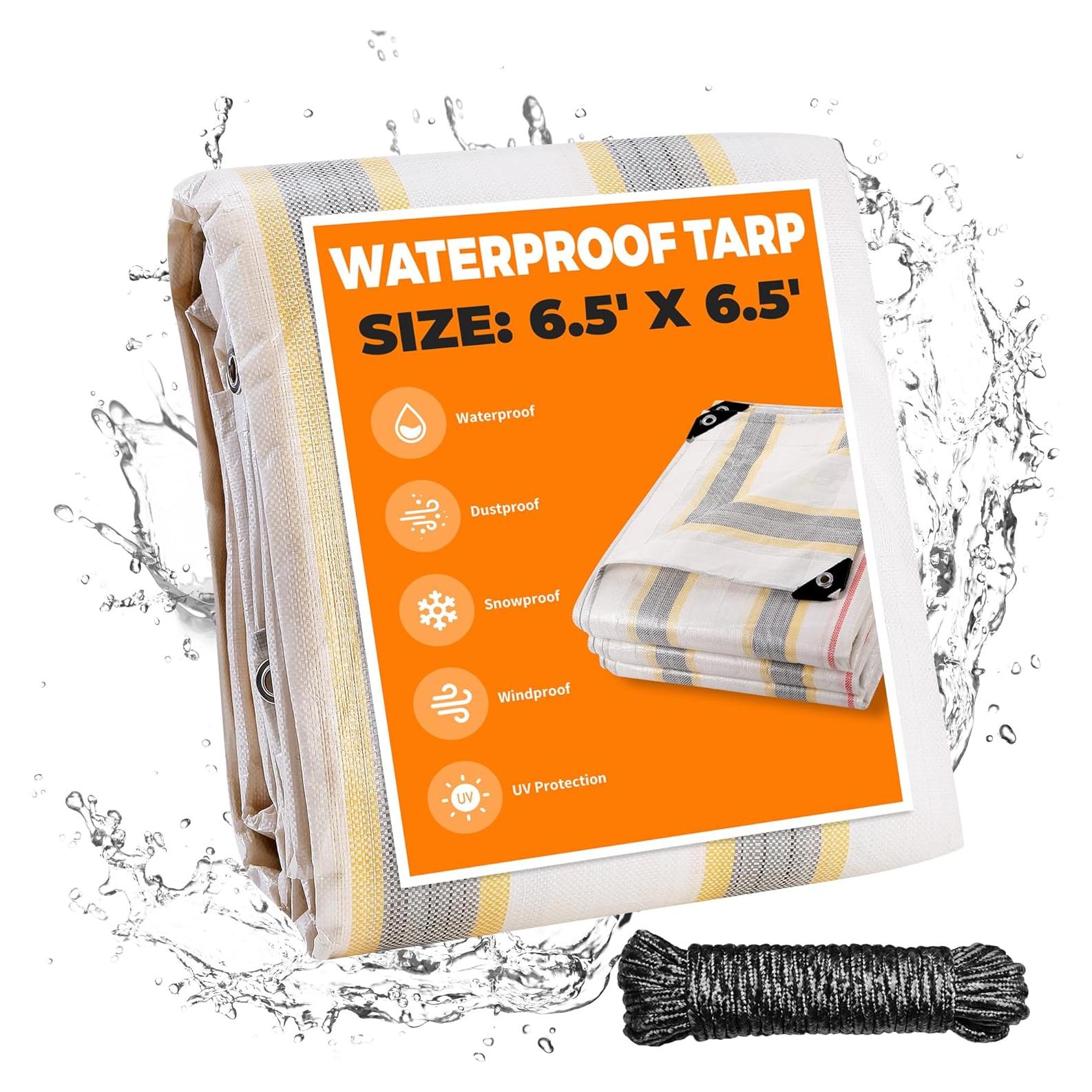 Lona Impermeable EMEKIAN 1.98x1.98m Alta Resistencia UV