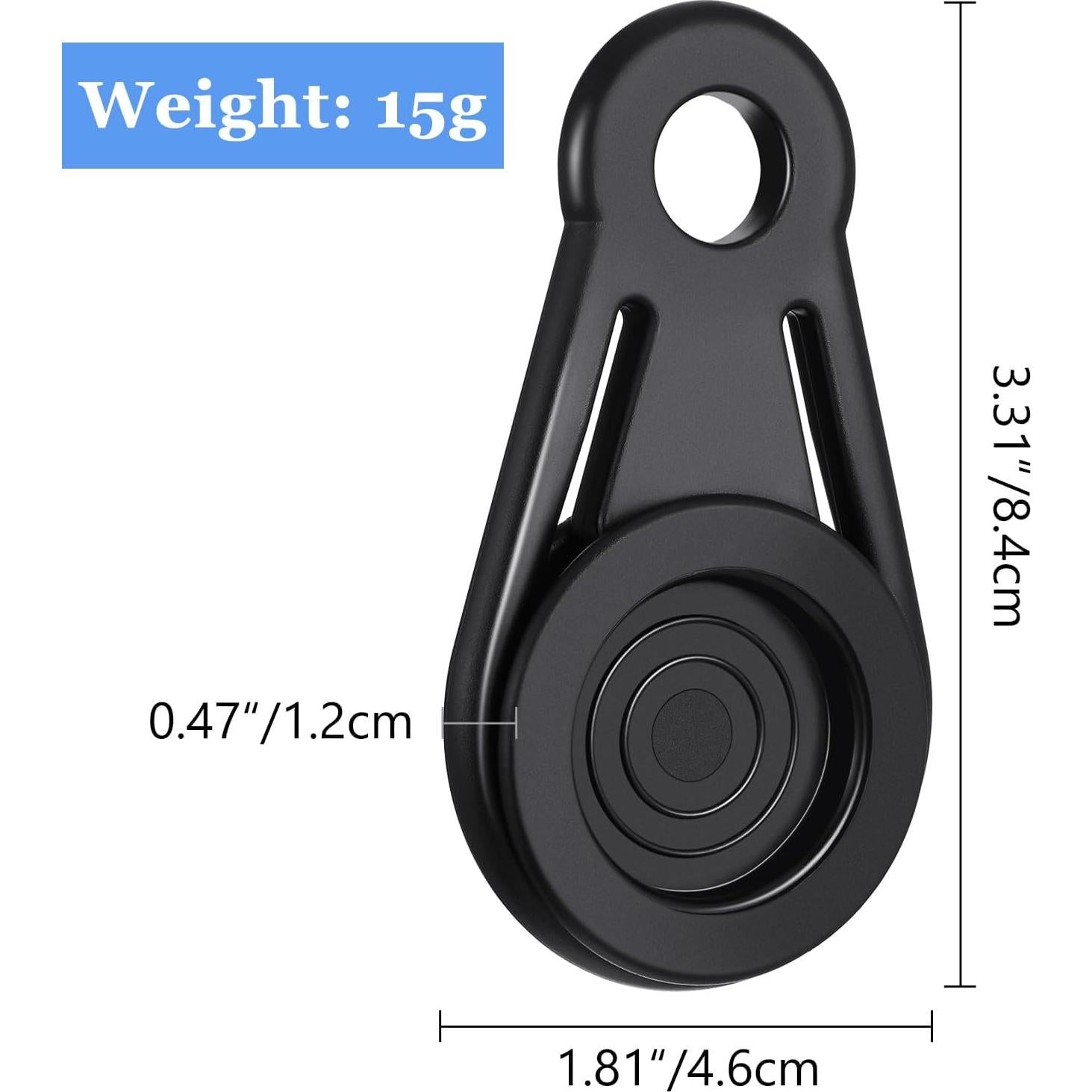 Clips de Lona Hotop 20 Pcs Alta Resistencia Camping 8.4x4.6cm