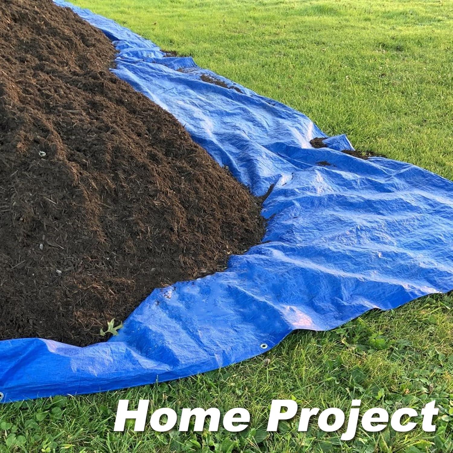 Lona Impermeable BSRHOME 2.44x3.05m Verde 0.20cm 2 Paquetes