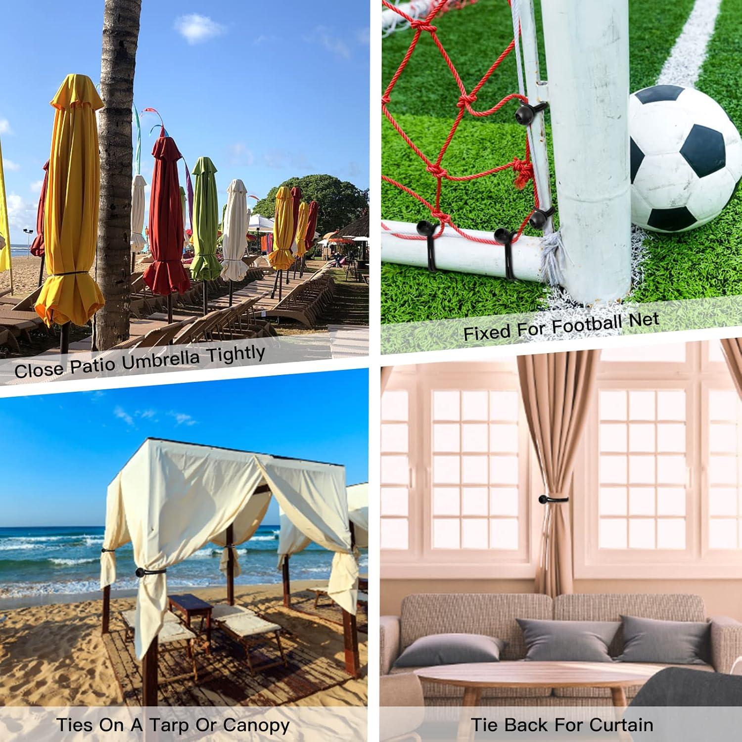 Cuerdas elásticas Kinzomor 20 cm con bolas - 50 PCS UV