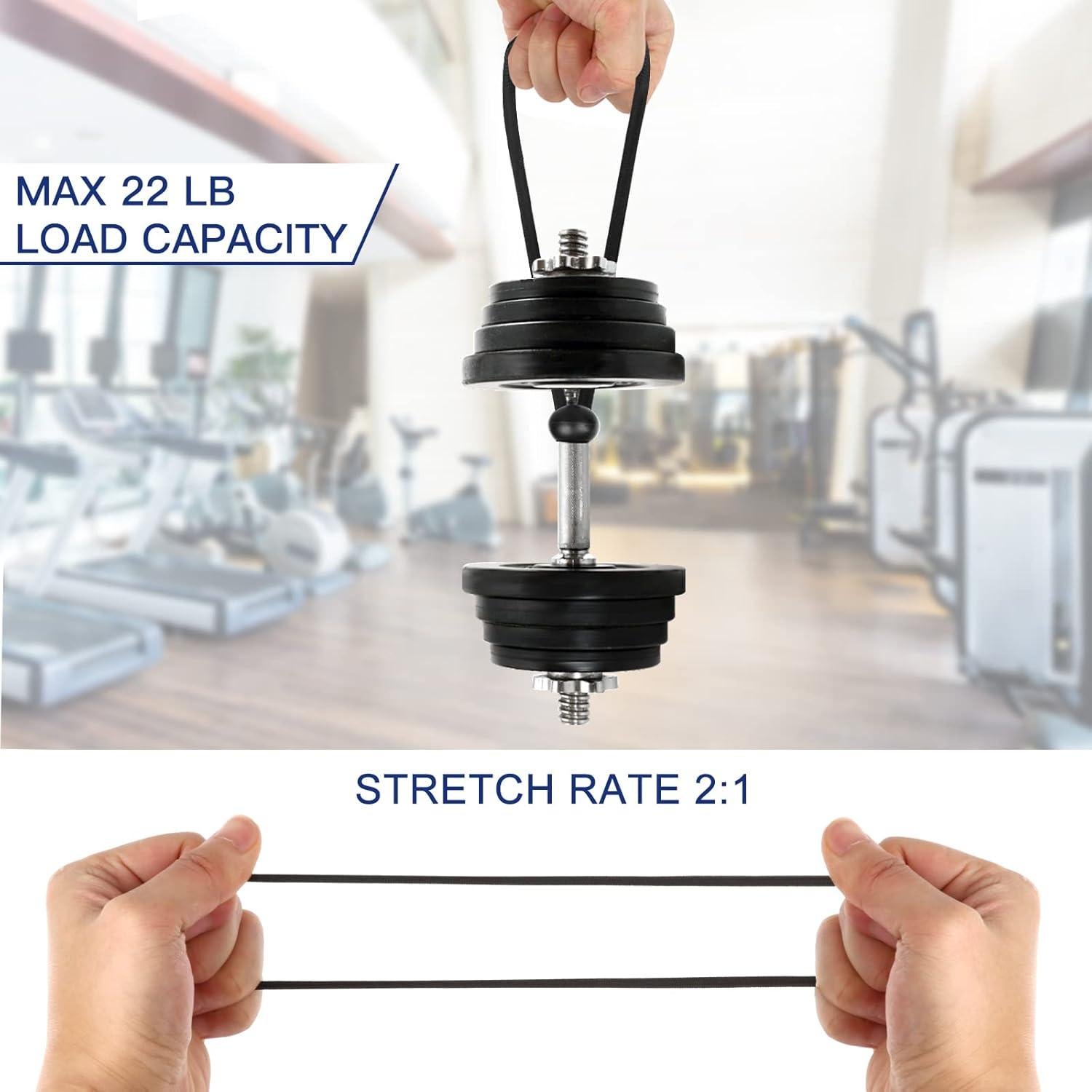 Cuerdas elásticas Kinzomor 20 cm con bolas - 50 PCS UV