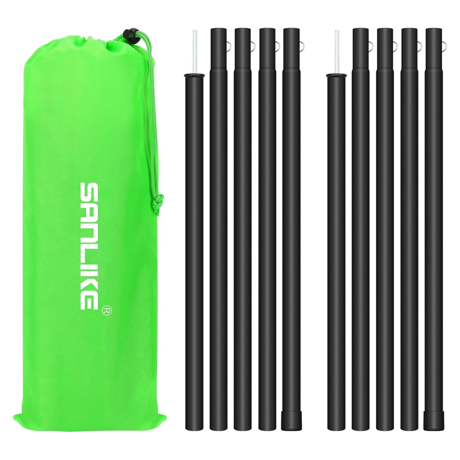 Postes telescópicos ajustables SAN LIKE para camping - 2 unidades