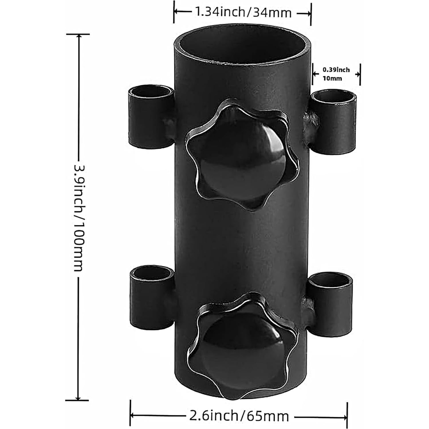 Soporte de Carpa Portátil Noneea - 2 Paquetes, Hierro Reforzado