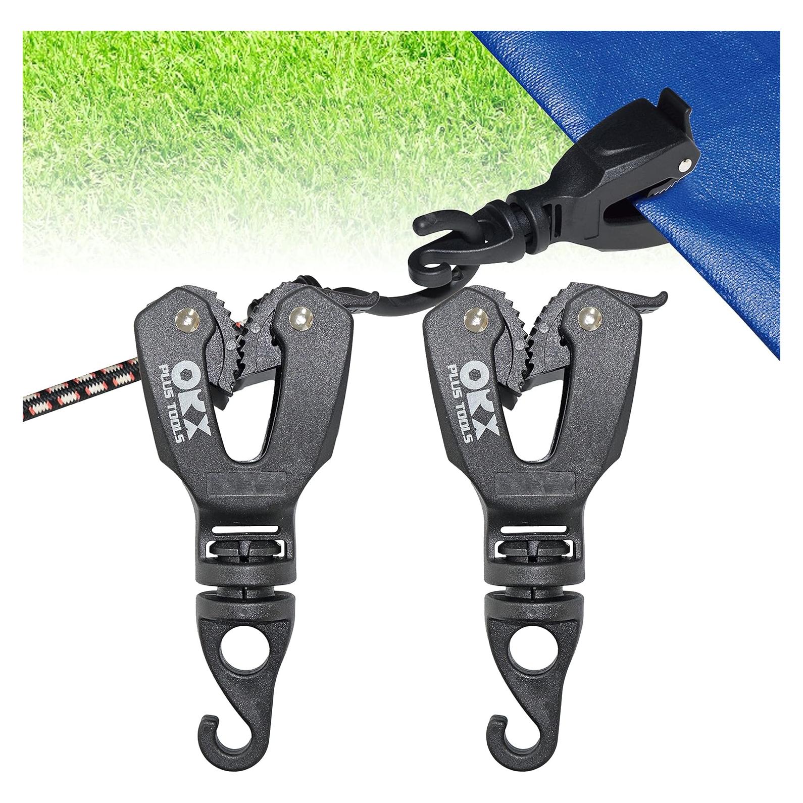 Clips de Tarp ORX PLUS HERRAMIENTAS 2 Pcs para Camping