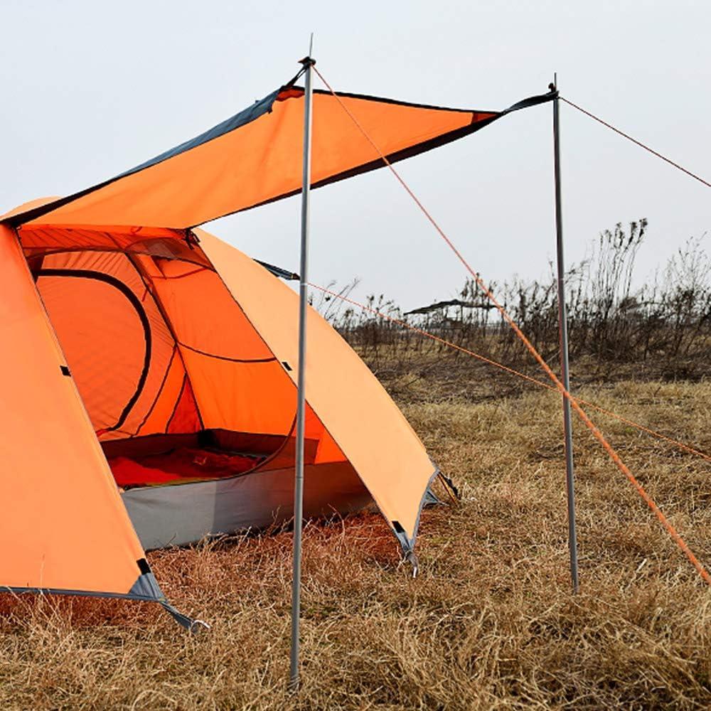 Postes de Tienda Ajustables de Acero Galvanizado - 2 Piezas