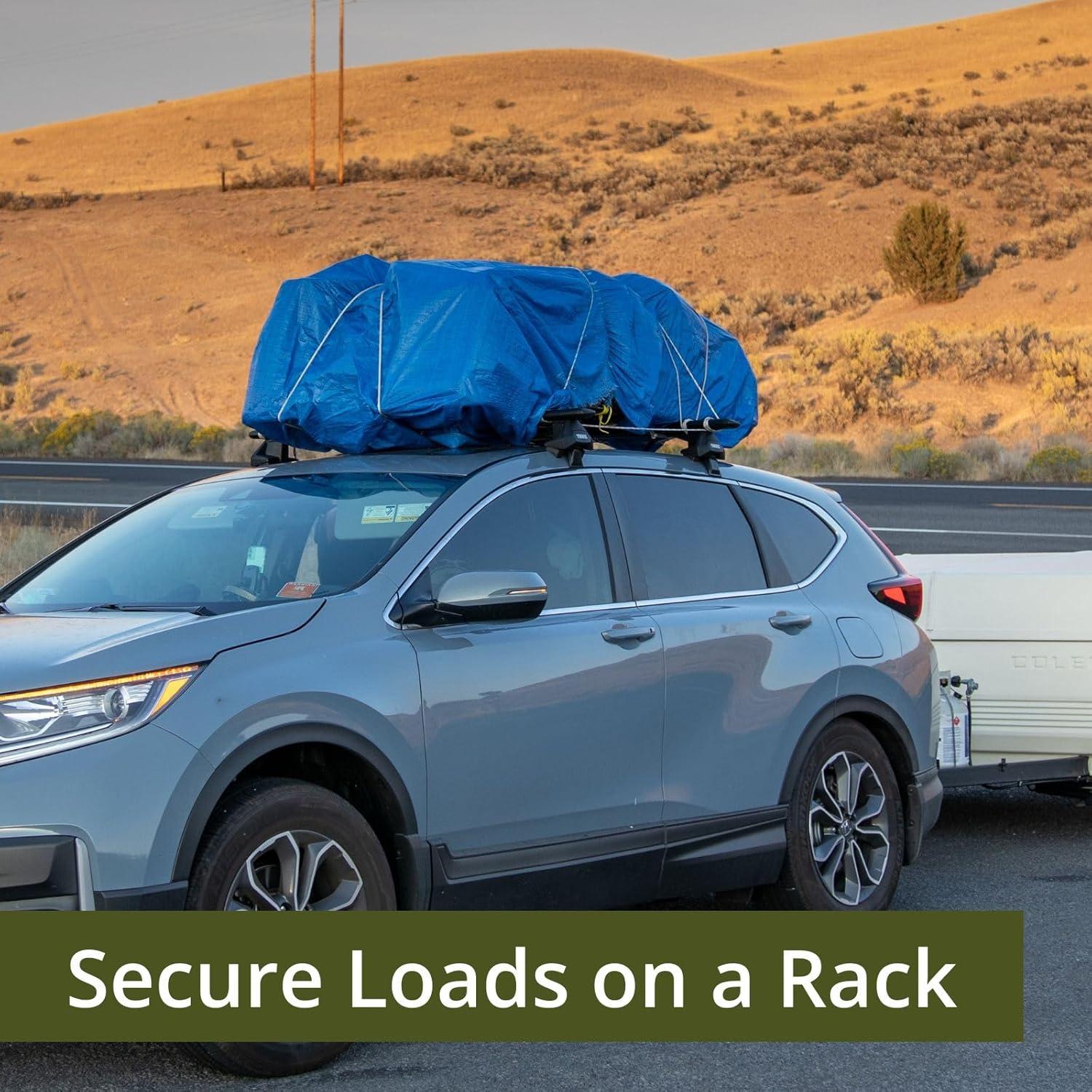 Paquete de 10 Cuerdas Bungee Ajustables BonsMax 45-121 cm